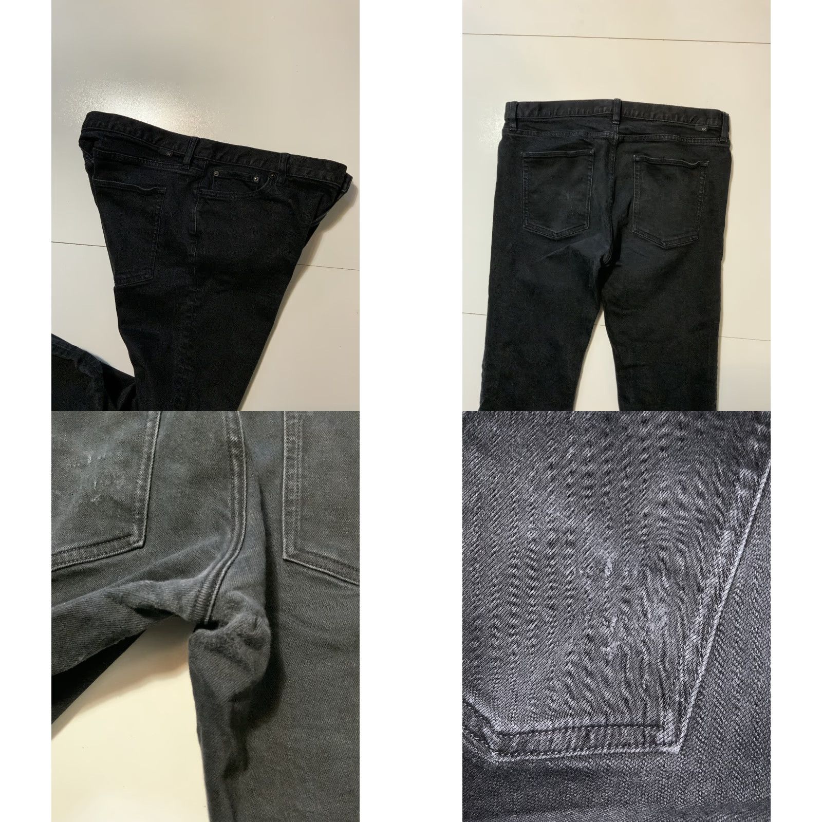 Outerknown VINTAGE Outerknown Ambassador Organic Cotton S.E.A Black Straight Relaxed Denim Jeans 36 Size US 36 / EU 52 - 8 Thumbnail