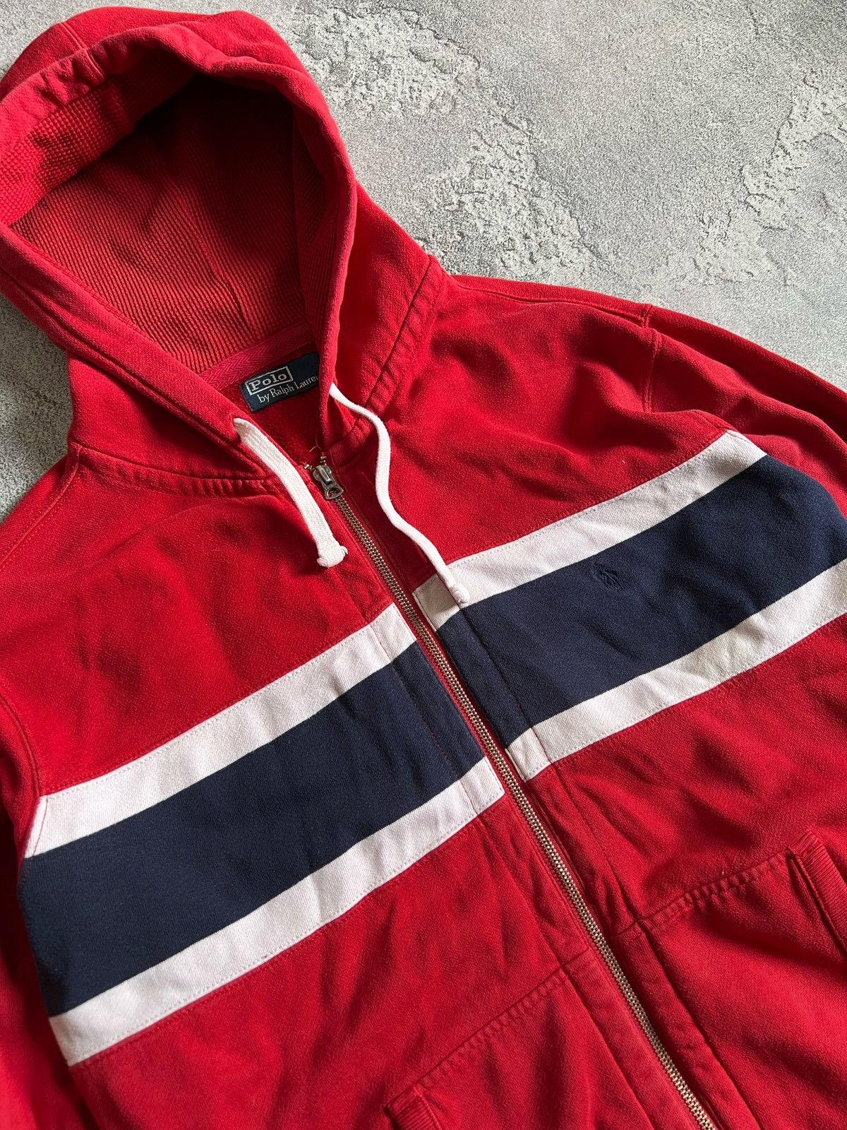 Vintage Vintage Men’s Polo Ralph Lauren Zip Hoodie Small Logo Sz XL Size US XL / EU 56 / 4 - 2 Thumbnail