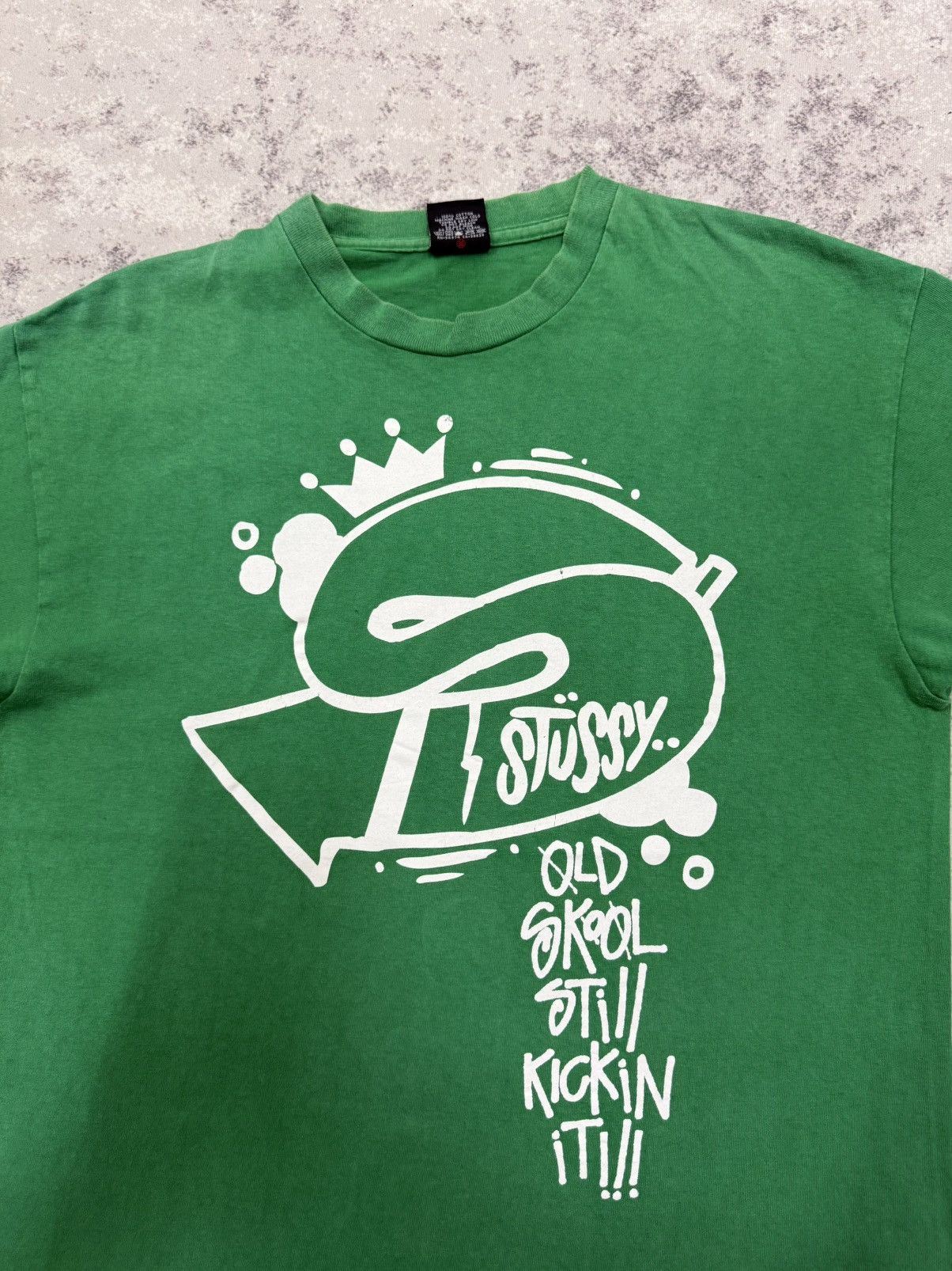 Stussy VINTAGE STUSSY OLD SKOOL STILL KICKIN IT GRAPHIC TSHIRT Size US M / EU 48-50 / 2 - 4 Thumbnail