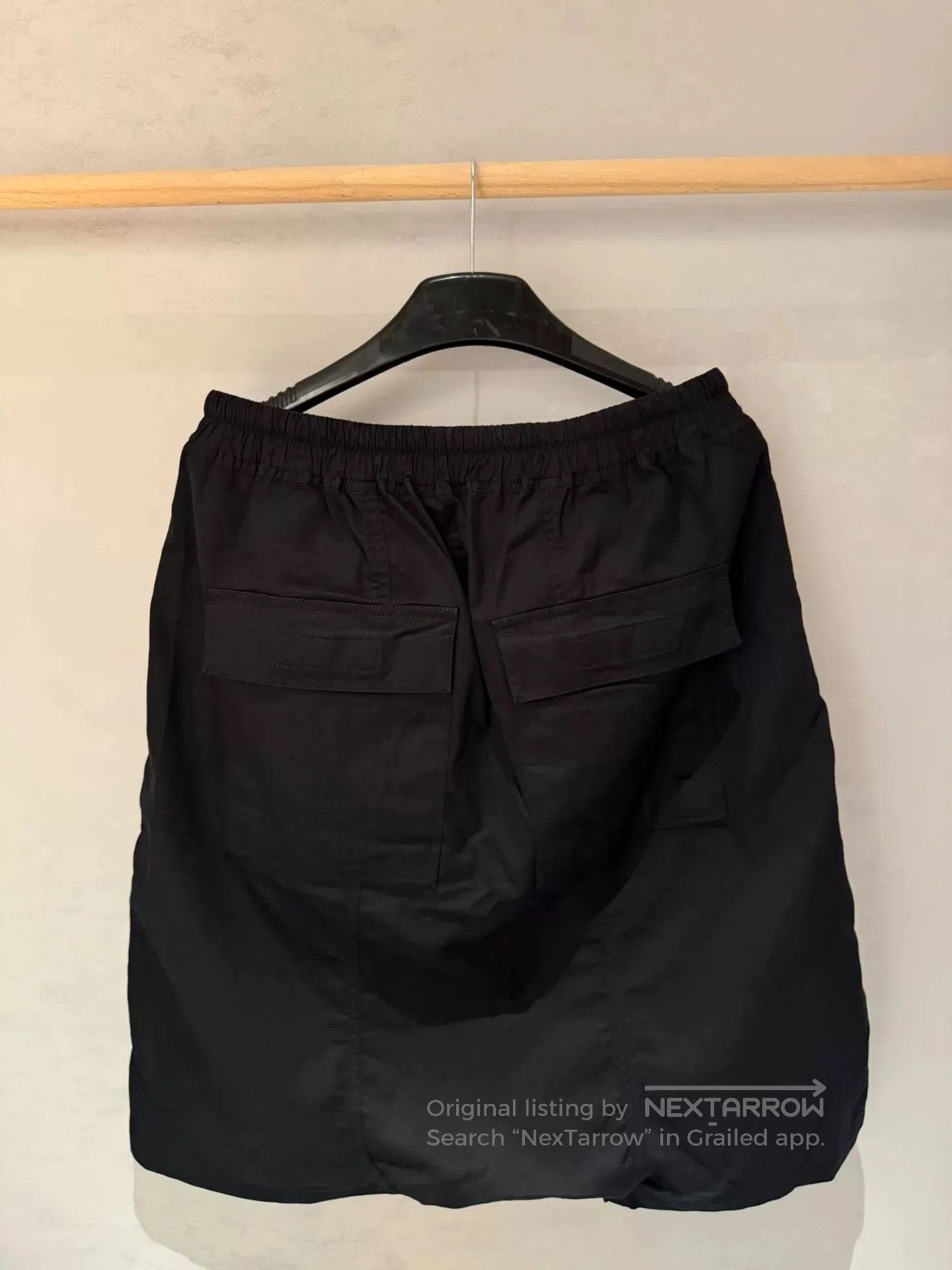 Rick Owens Drkshdw Rick Owens DRKSHDW Nylon Shorts in Black. Size US 44 / EU 60 - 2 Thumbnail
