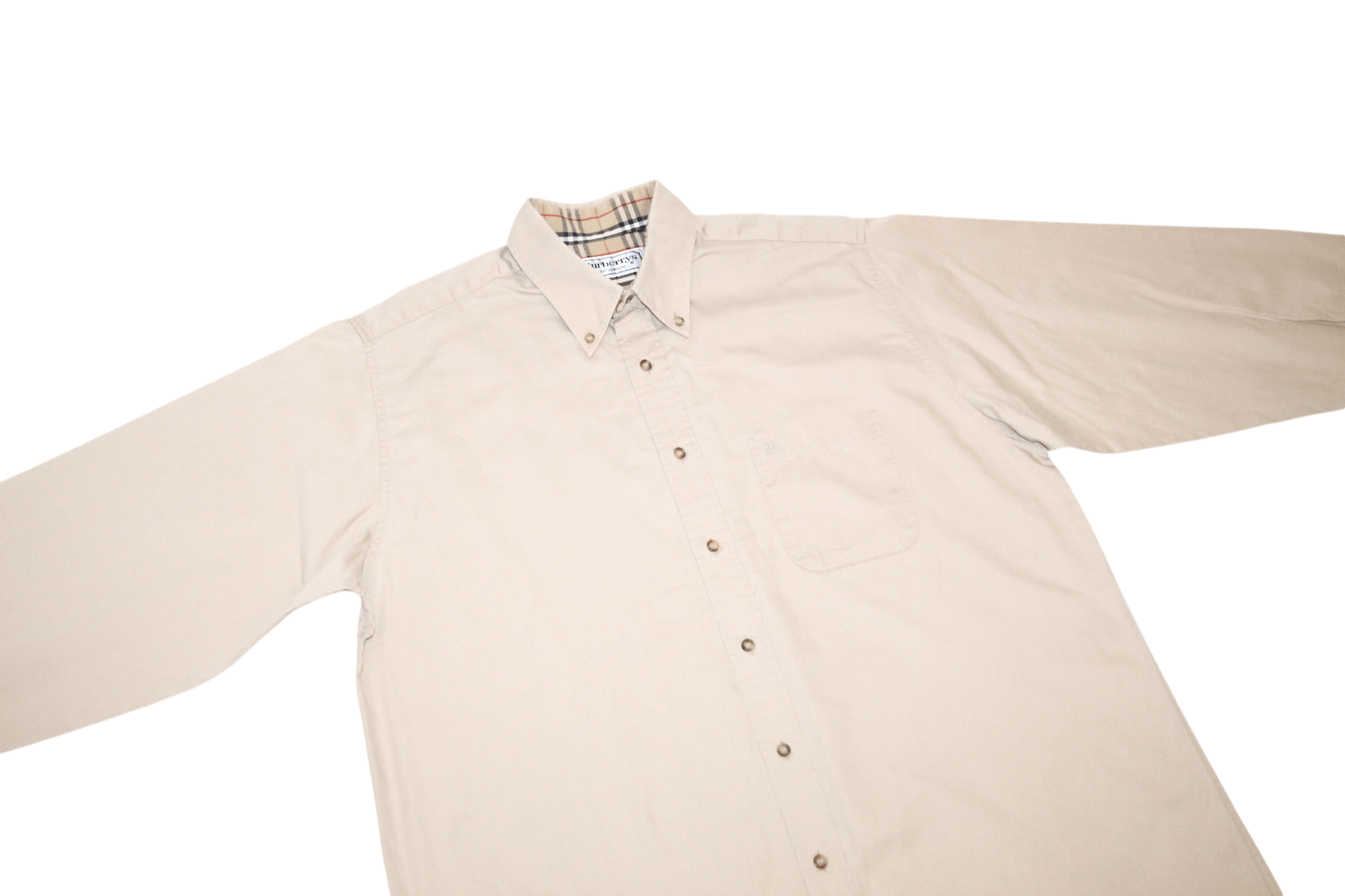Burberry 70's Burberrys of London Signature Button Down Oxford Shirt Size US L / EU 52-54 / 3 - 6 Thumbnail