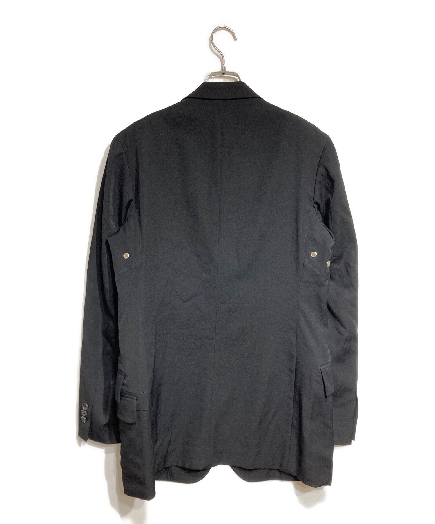 Yohji Yamamoto Yohji Yamamoto pour homme wool gabardine eyelet jacket Size US M / EU 48-50 / 2 - 2 Thumbnail
