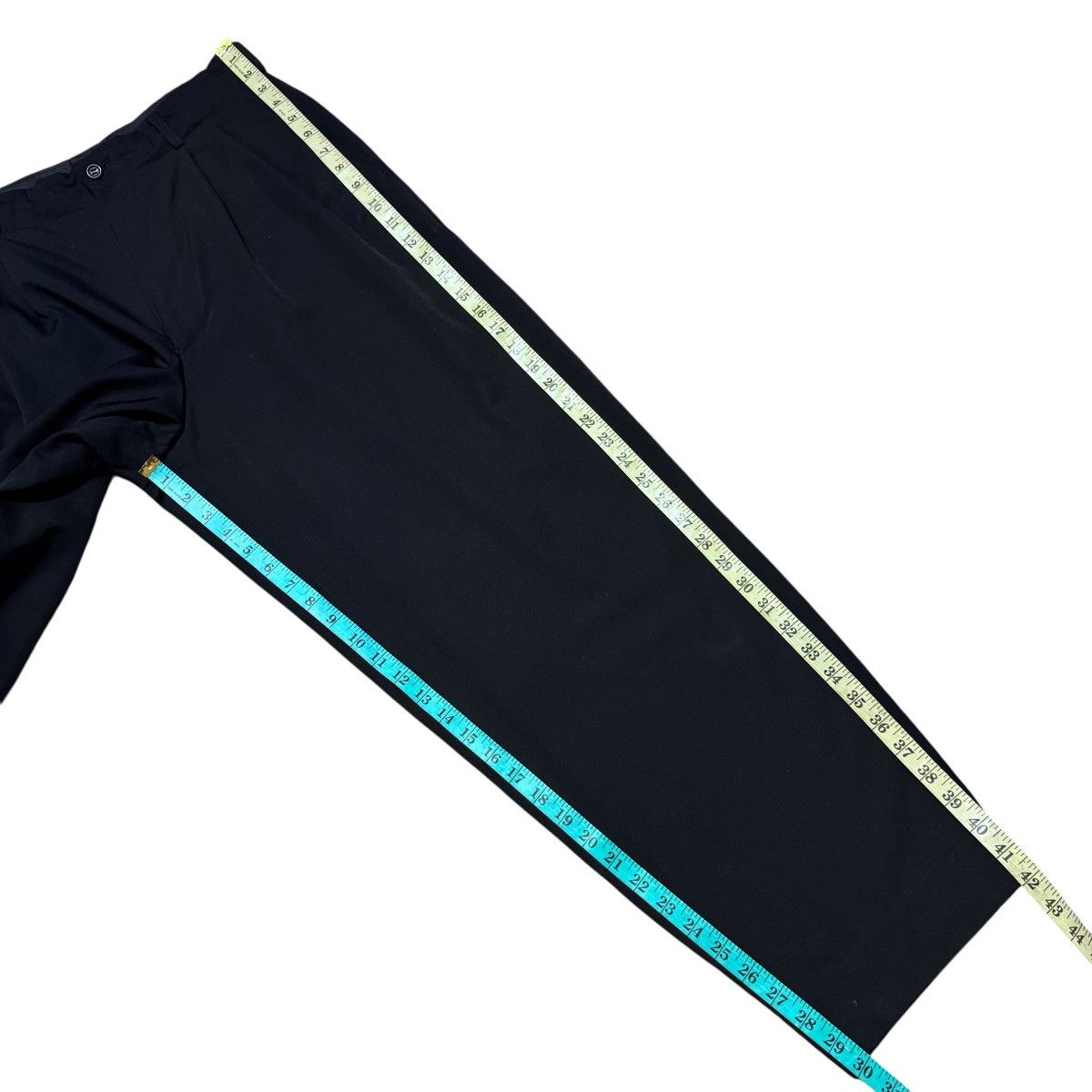 Yohji Yamamoto Vintage Yohji Yamamoto LQ Black Wool Baggy Pants Size US 34 / EU 50 - 14 Thumbnail