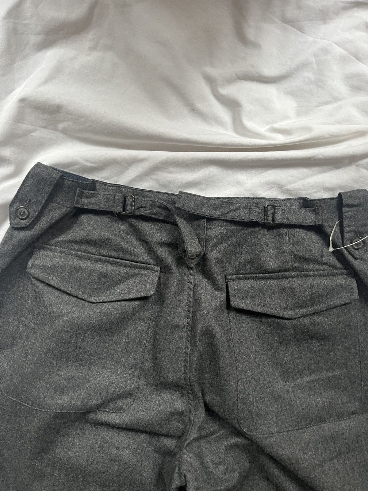 Kenzo Kenzo Homme Wool Smart Pants with Adjustable Waist Size US 32 / EU 48 - 4 Thumbnail