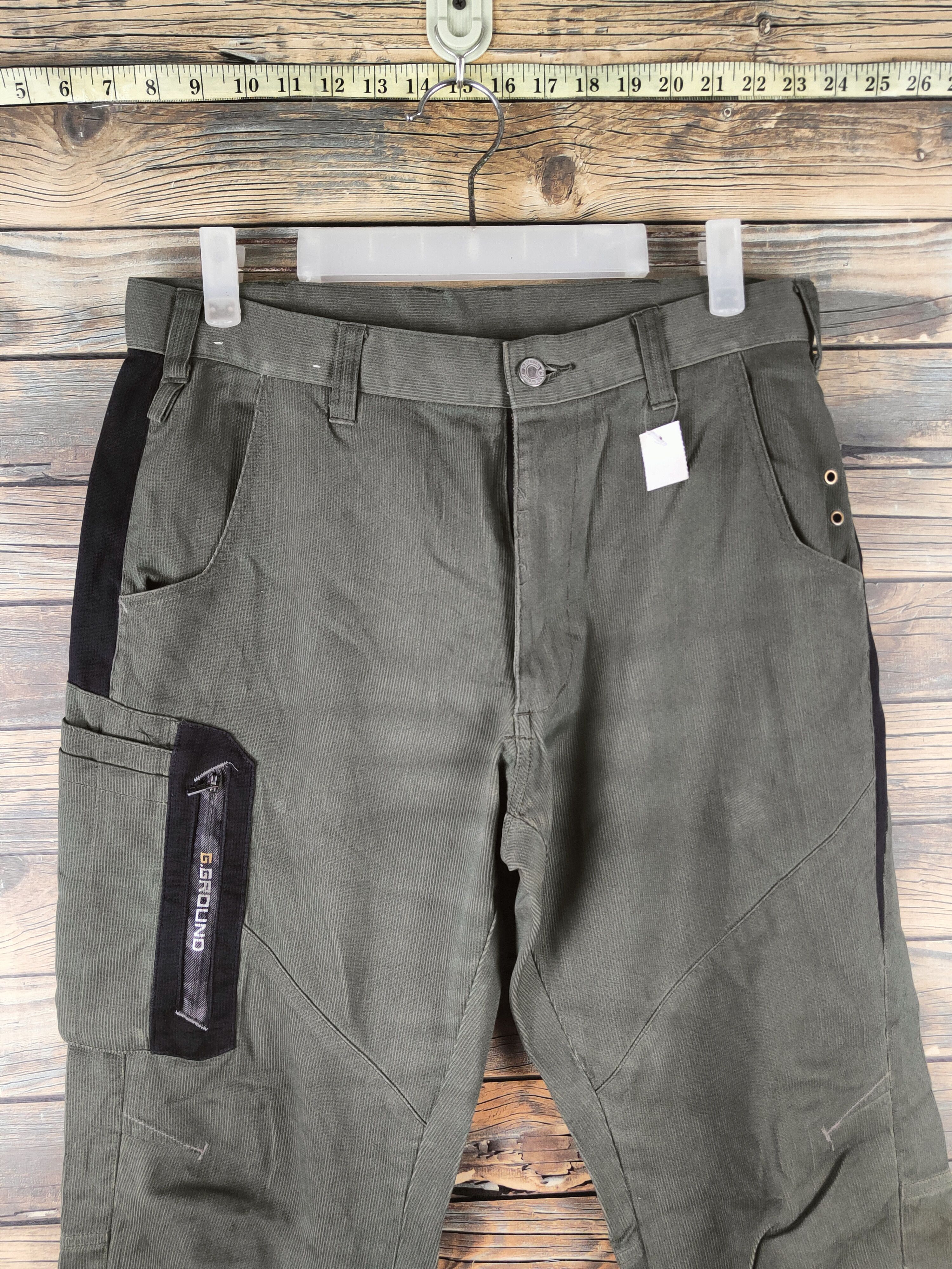Japanese Brand DL G.ground Green Multipocket Cargo for #46-298 Size US 31 - 2 Thumbnail