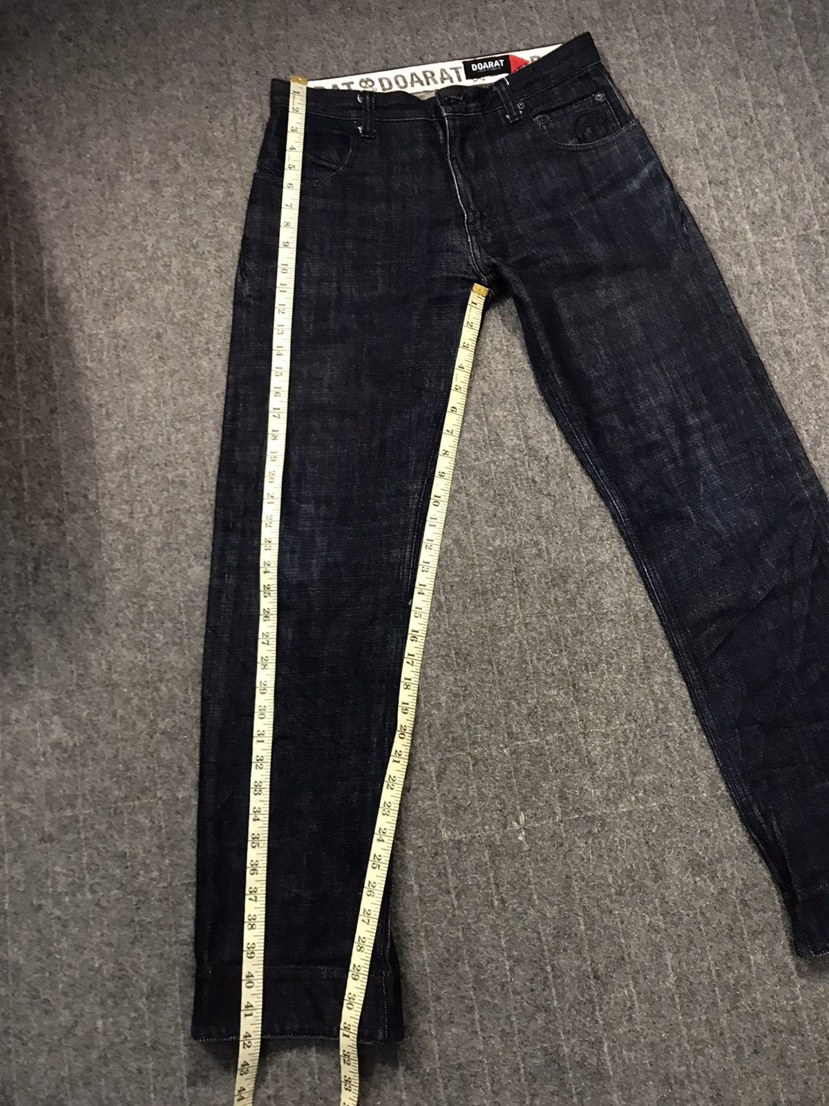 Japanese Brand Hype Doarat Babylon Dark Indigo Denim Jean Pants Printed Size US 32 / EU 48 - 11 Thumbnail
