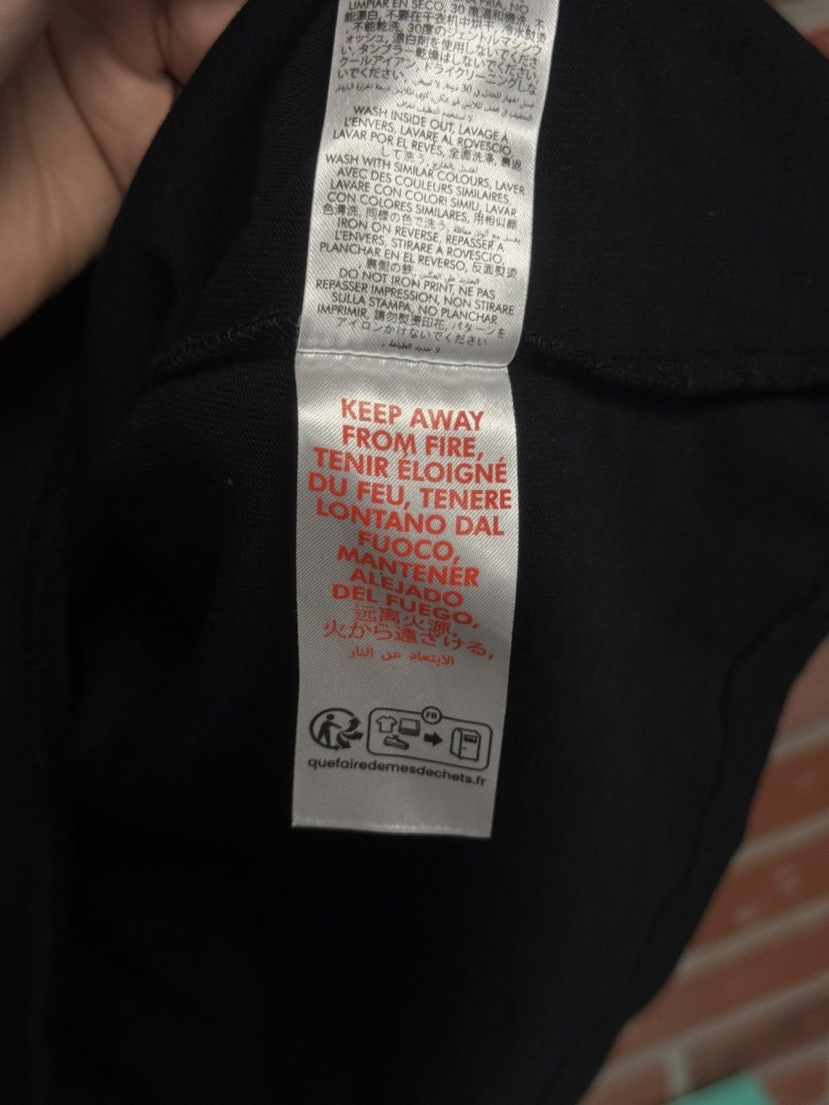 Casablanca Casablanca Black Tee Shirt Size XL Pre Owned 🧼 Size US XL / EU 56 / 4 - 11 Thumbnail