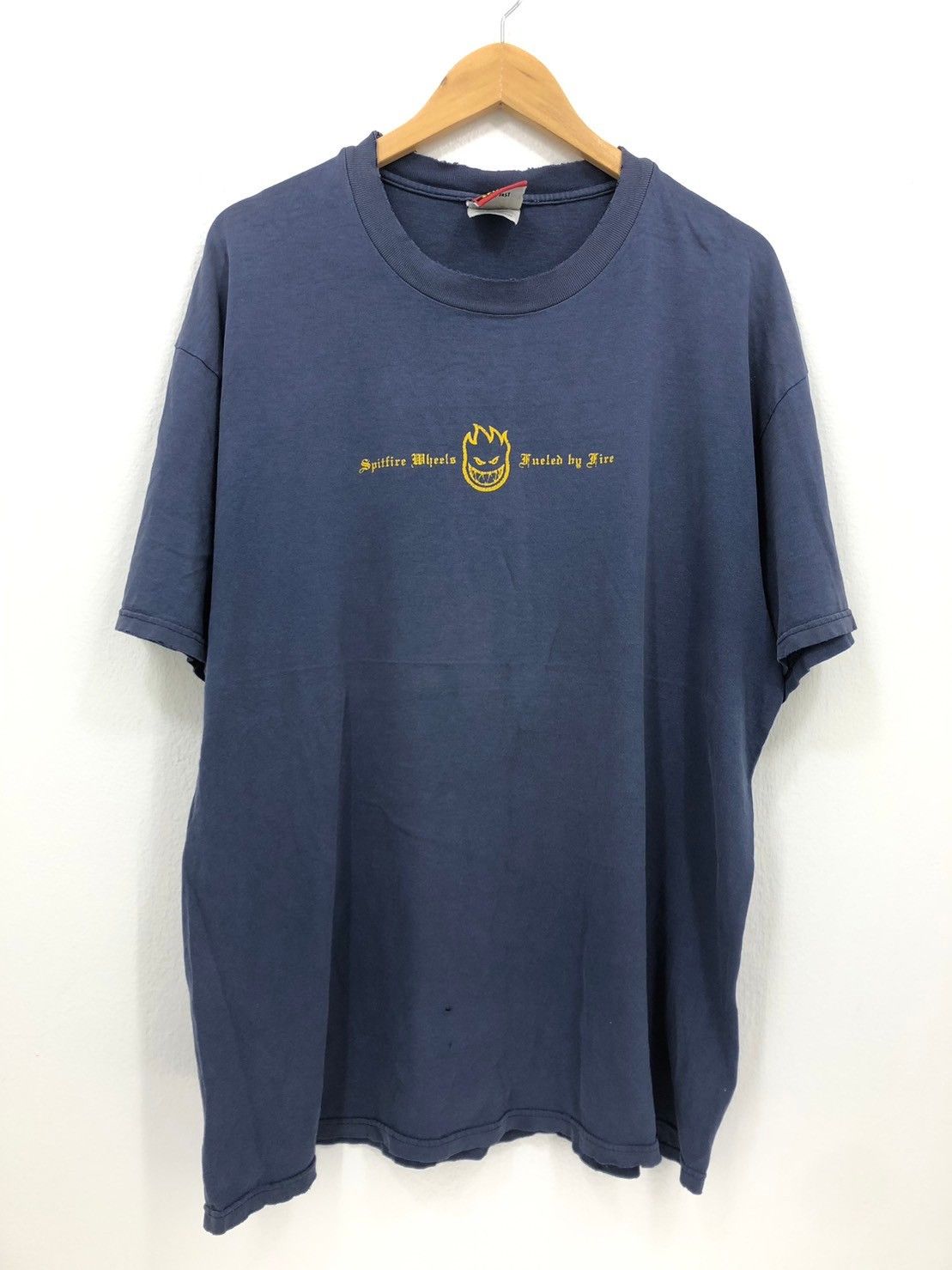 Spitfire × Vintage Vintage 90's Spitfire Wheel shirt wts01 Size US XL / EU 56 / 4 - 2 Thumbnail