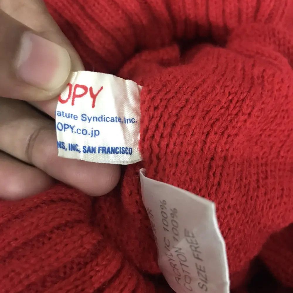 Peanuts × Vintage Snoopy Bobble Beanie Hat Size ONE SIZE - 7 Thumbnail