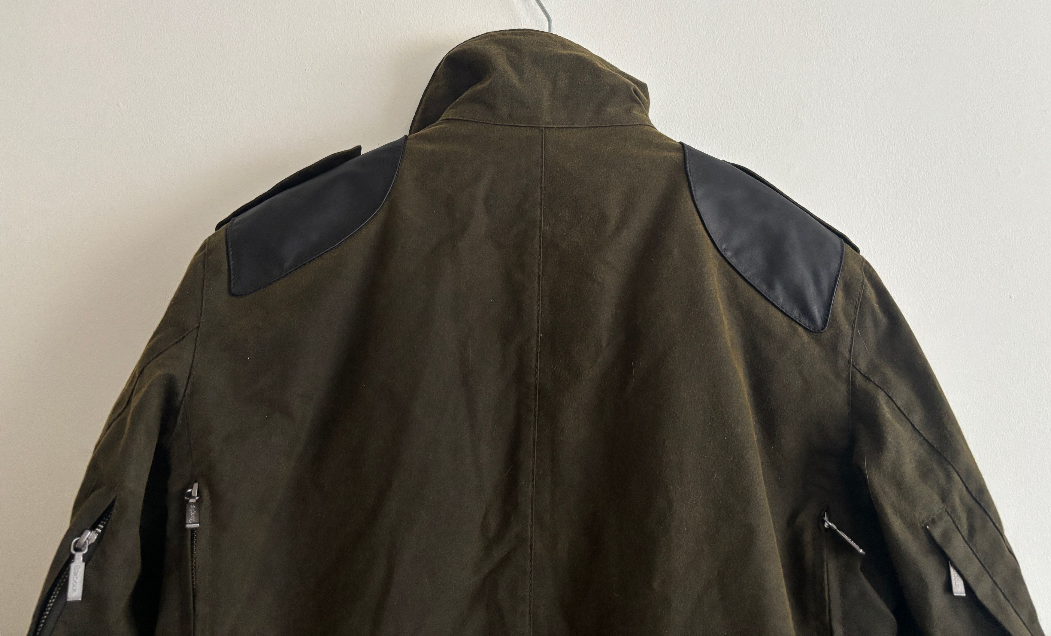 Barbour $1100 Supa Corbridge Waxed Cotton Jacket,Pile Lining L- XL Size US XL / EU 56 / 4 - 15 Thumbnail