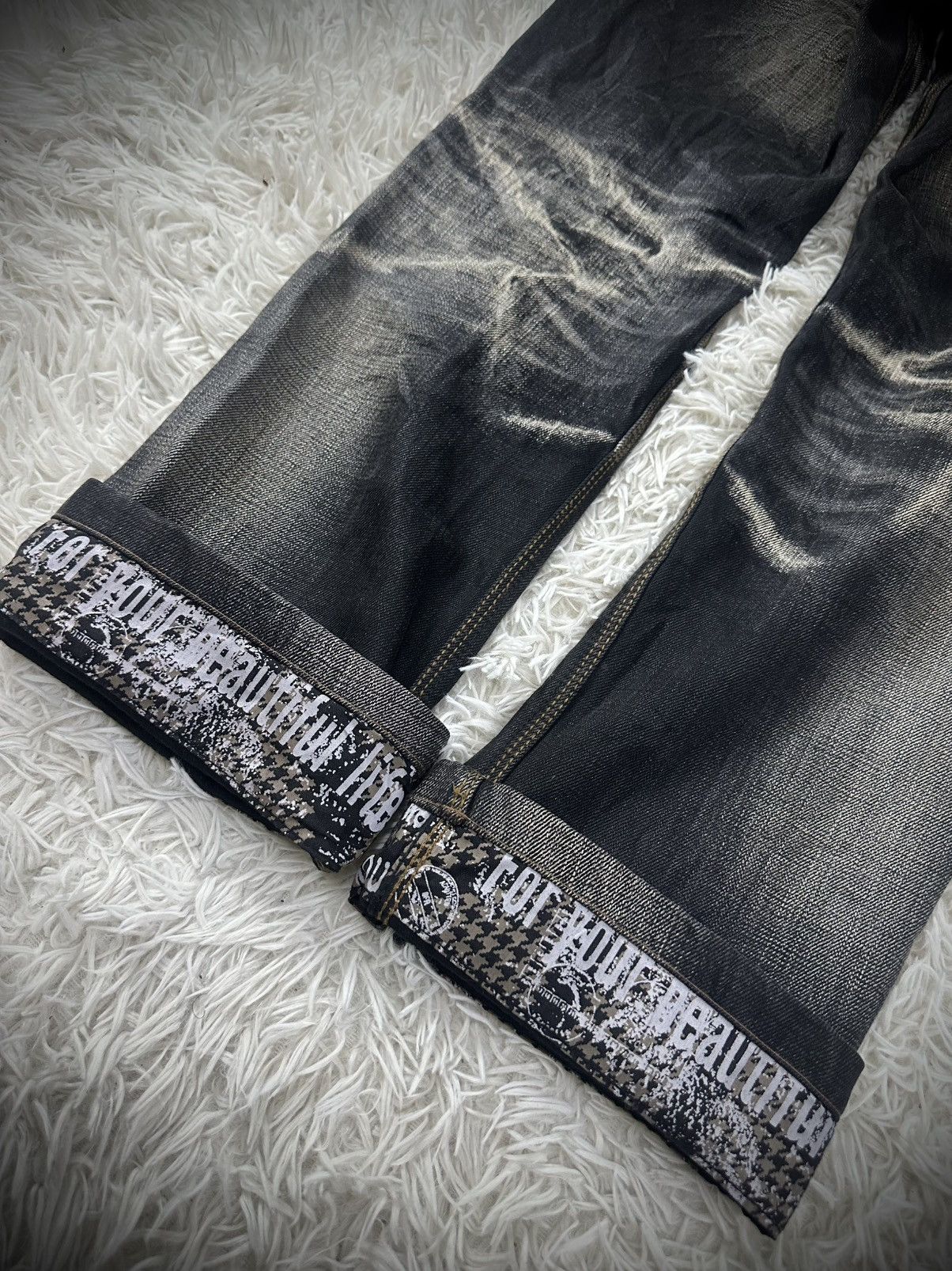 Japanese Brand rare 2000s Nicole Hideaways Distressed Denim Jeans Size US 33 - 9 Thumbnail