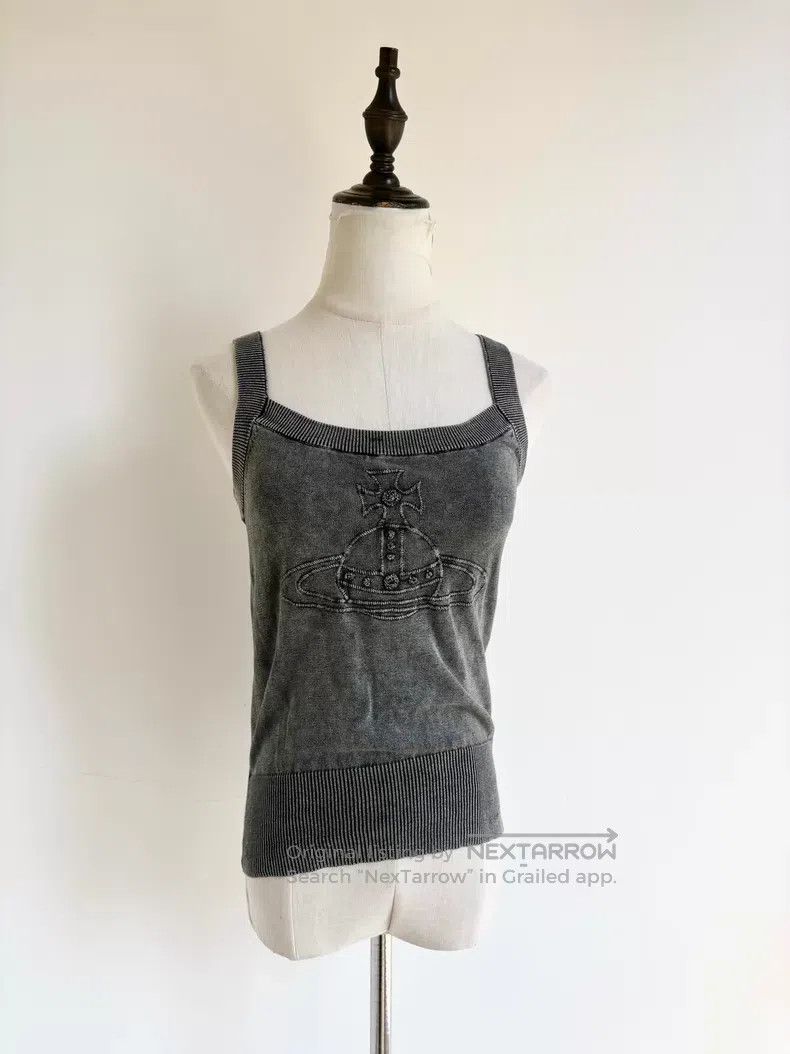 Vivienne Westwood Vivienne Westwood Gray Distressed Saturn Vest Strapless Size M / US 6-8 / IT 42-44 - 1 Thumbnail
