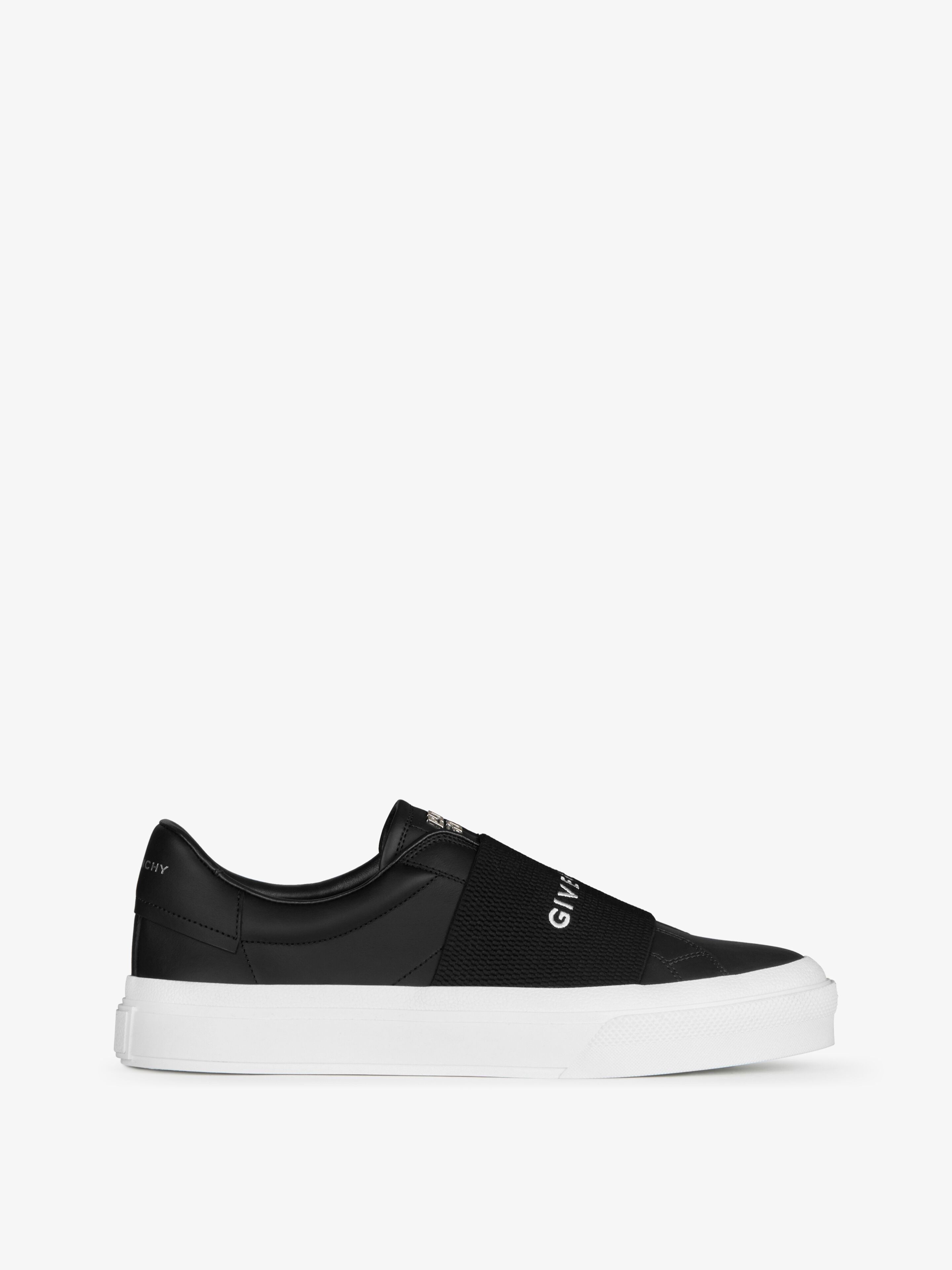 o1w1db10925 City Sports Sneakers With Elastic in Black