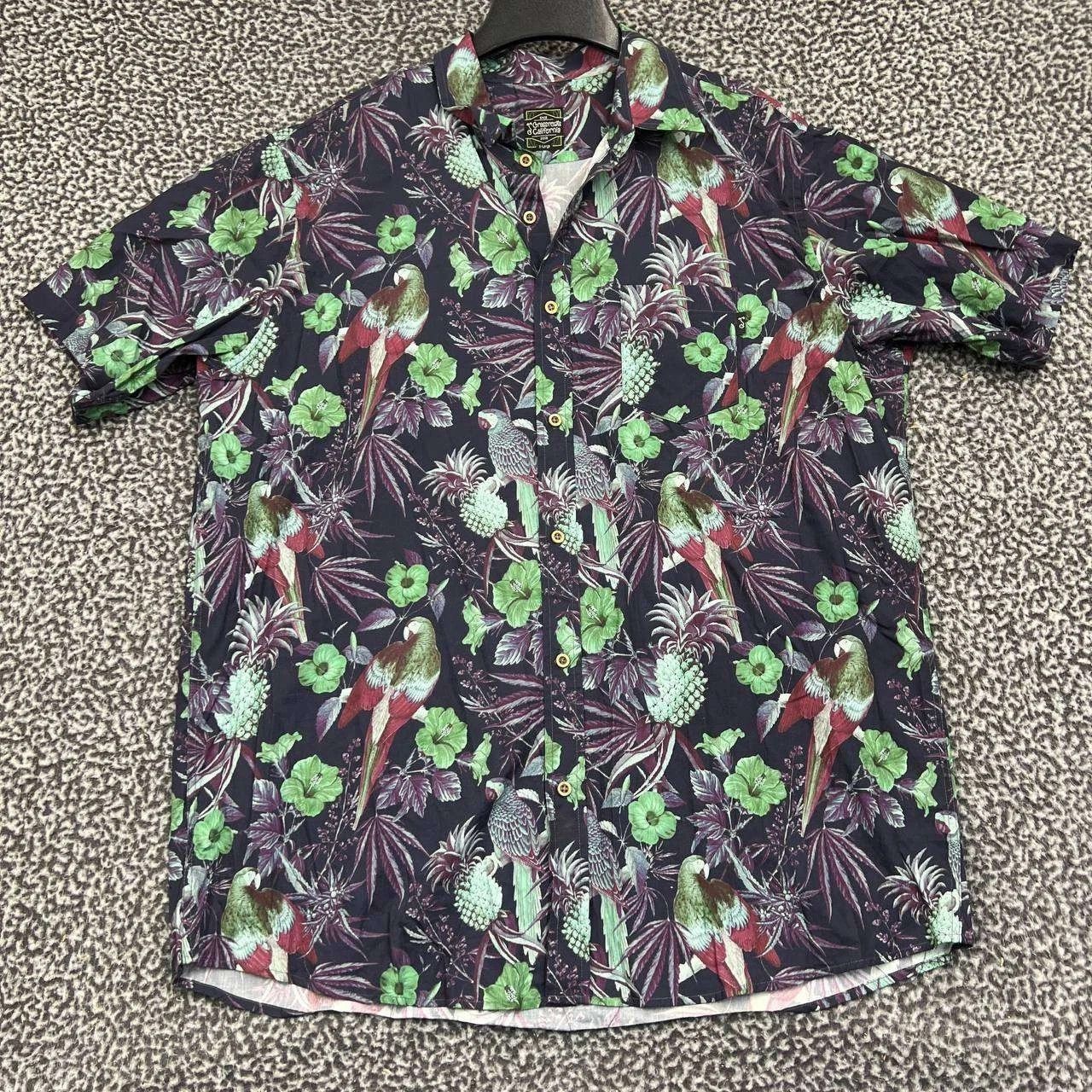 Grassroots California Greg Lutzka Shirt Men Hawaiian Button Up Short Sleeve XL Size US XL / EU 56 / 4 - 1 Thumbnail