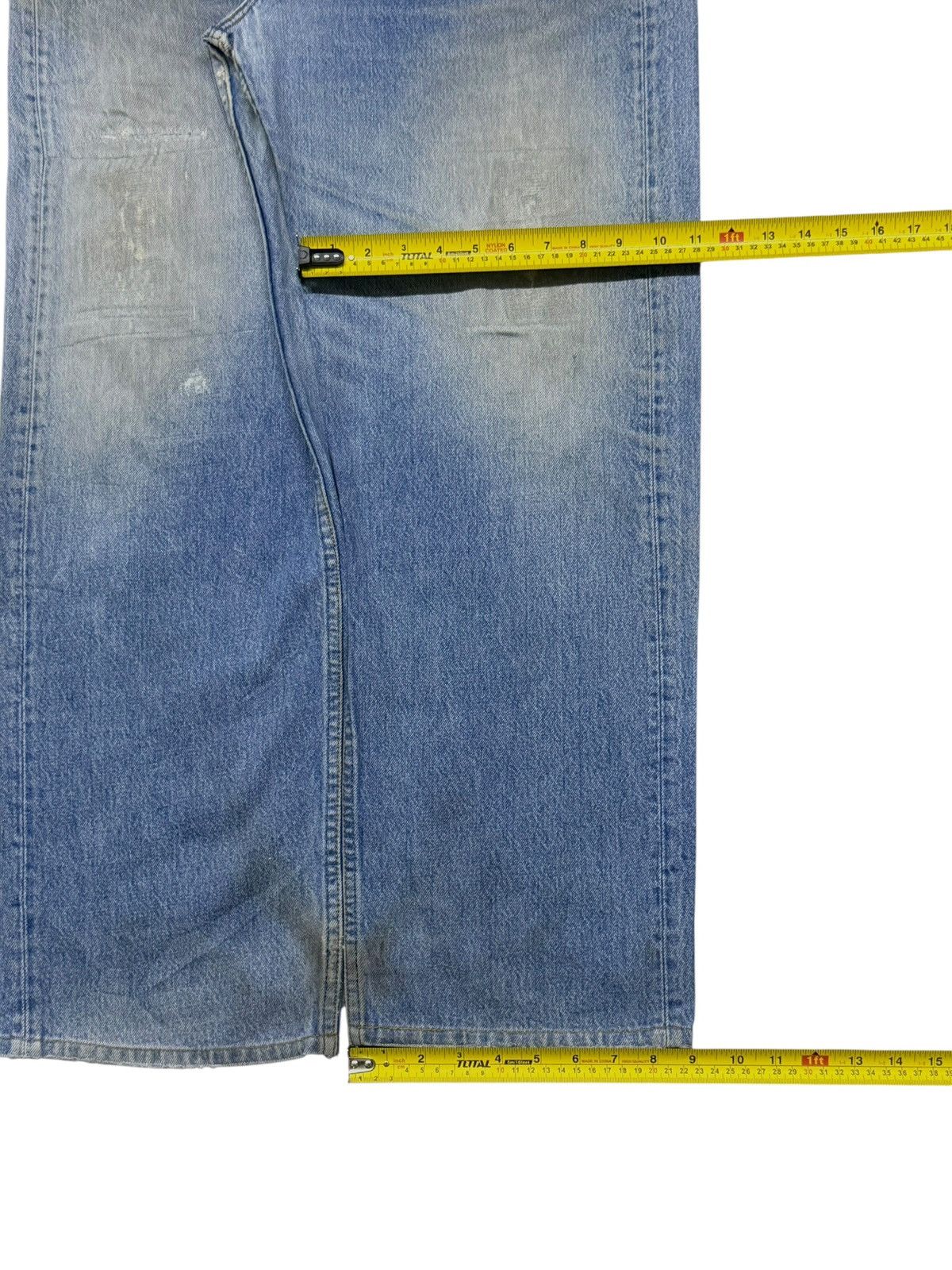 Levi's Vintage 90s Levis 501 Made in USA 555 Classic Straight Denim Size US 37 - 18 Thumbnail
