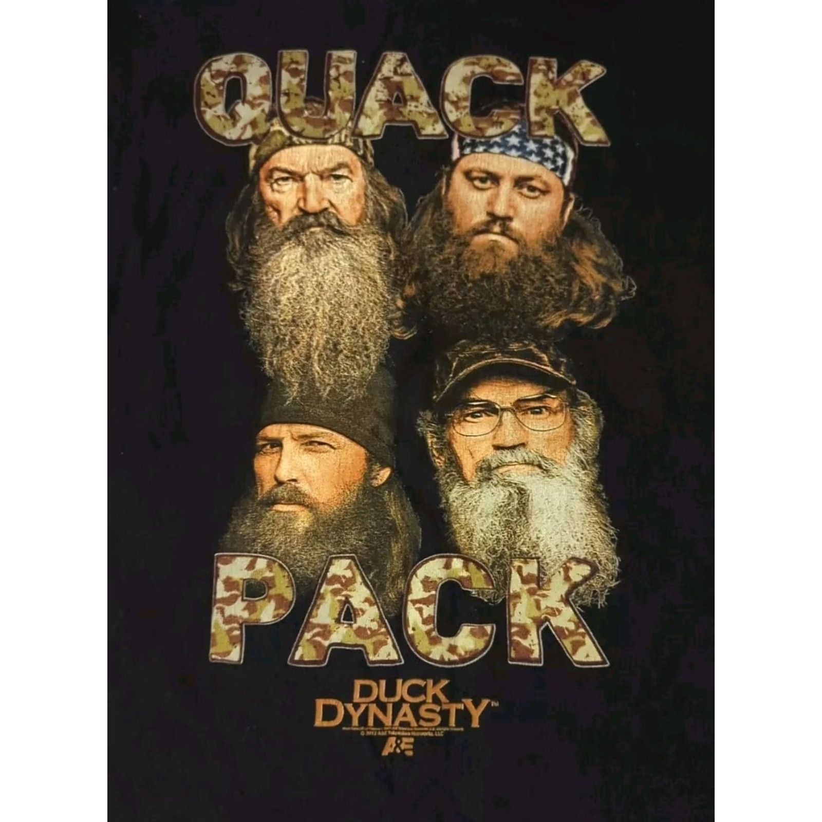 Vintage Womens Duck Dynasty Shirt - S Size Black Graphic Tee Size S / US 4 / IT 40 - 2 Thumbnail
