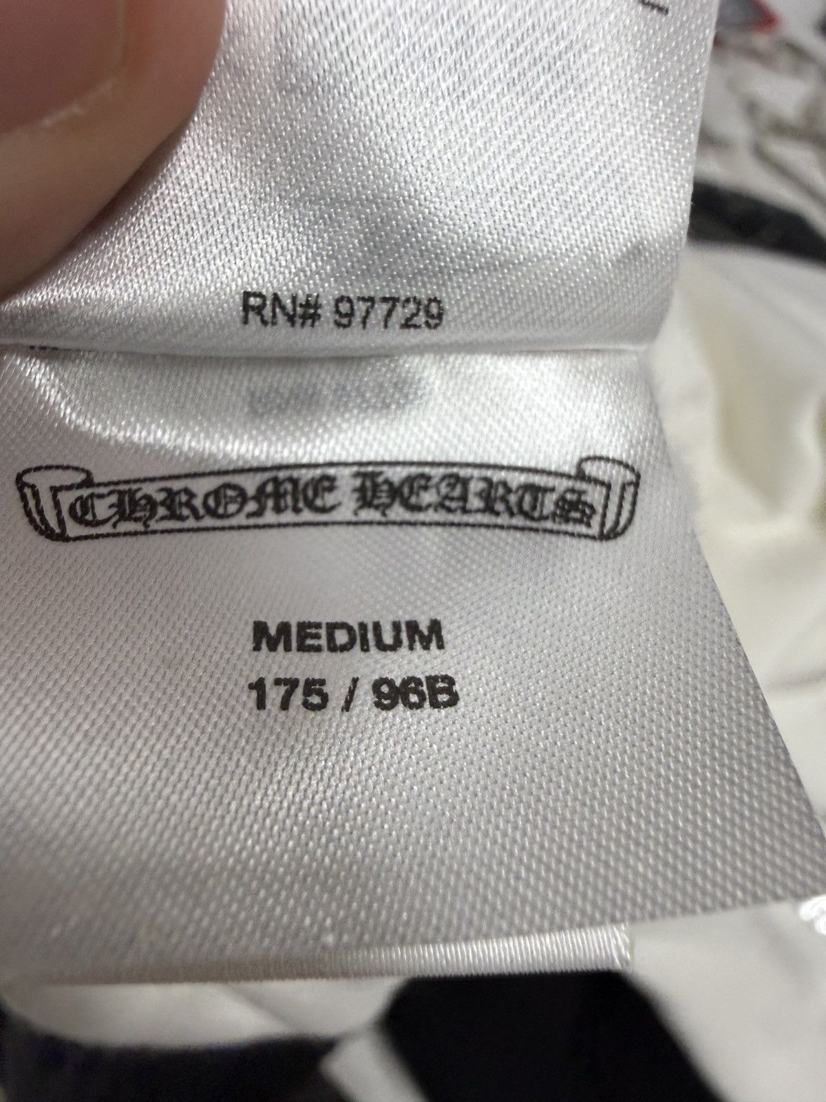 Chrome Hearts Chrome Hearts White Foil Hoodie Silver Scroll Script Size US M / EU 48-50 / 2 - 9 Thumbnail