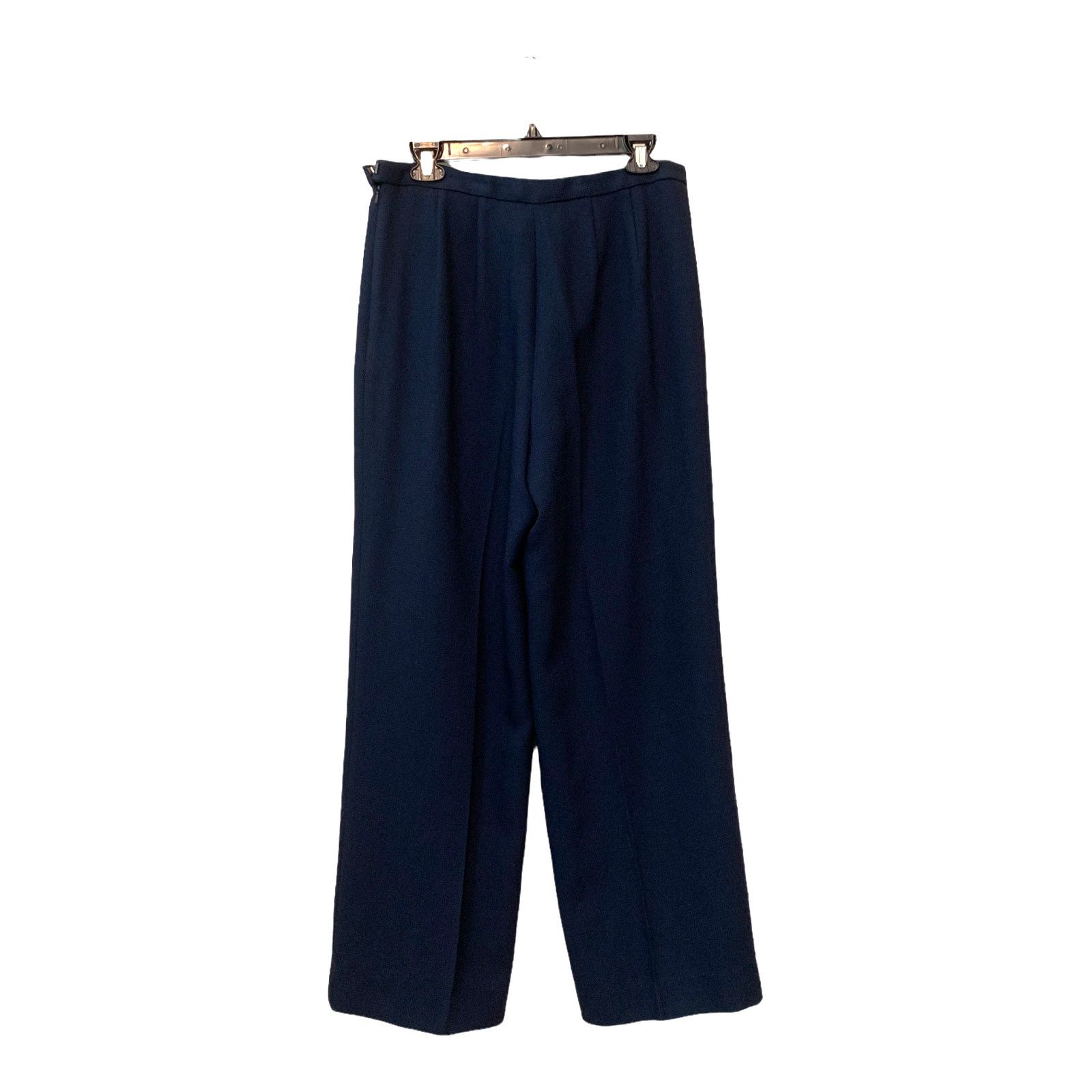 Ellen Tracy Ellen Tracy blue wide leg woven pleated pants size 10 Size 32" / US 10 / IT 46 - 5 Thumbnail