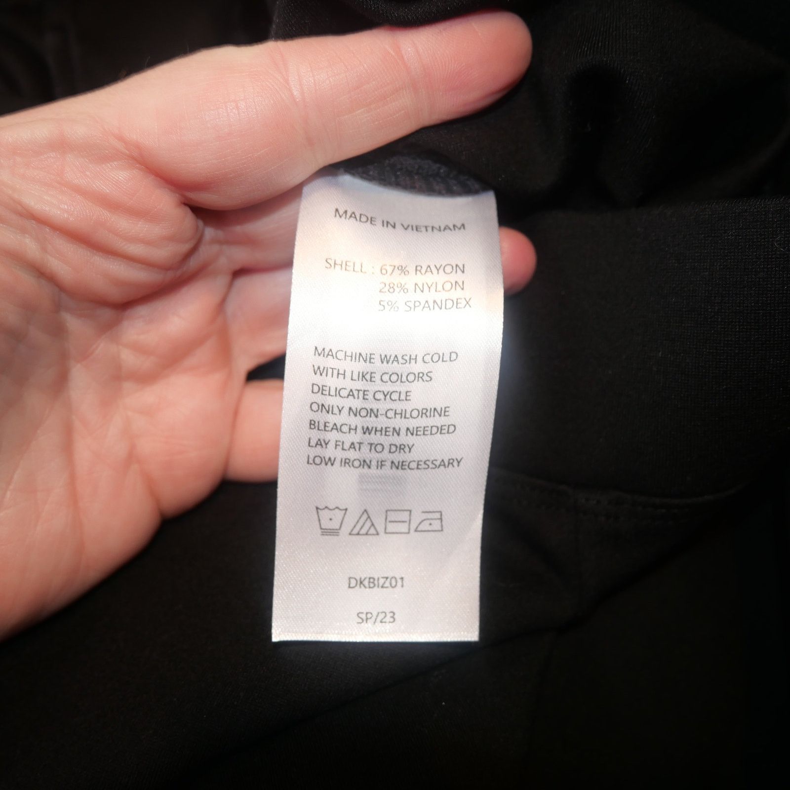 Quince NEW Quince Women's Large Ultra Stretch Ponte Flare pants Size 32" / US 10 / IT 46 - 8 Thumbnail