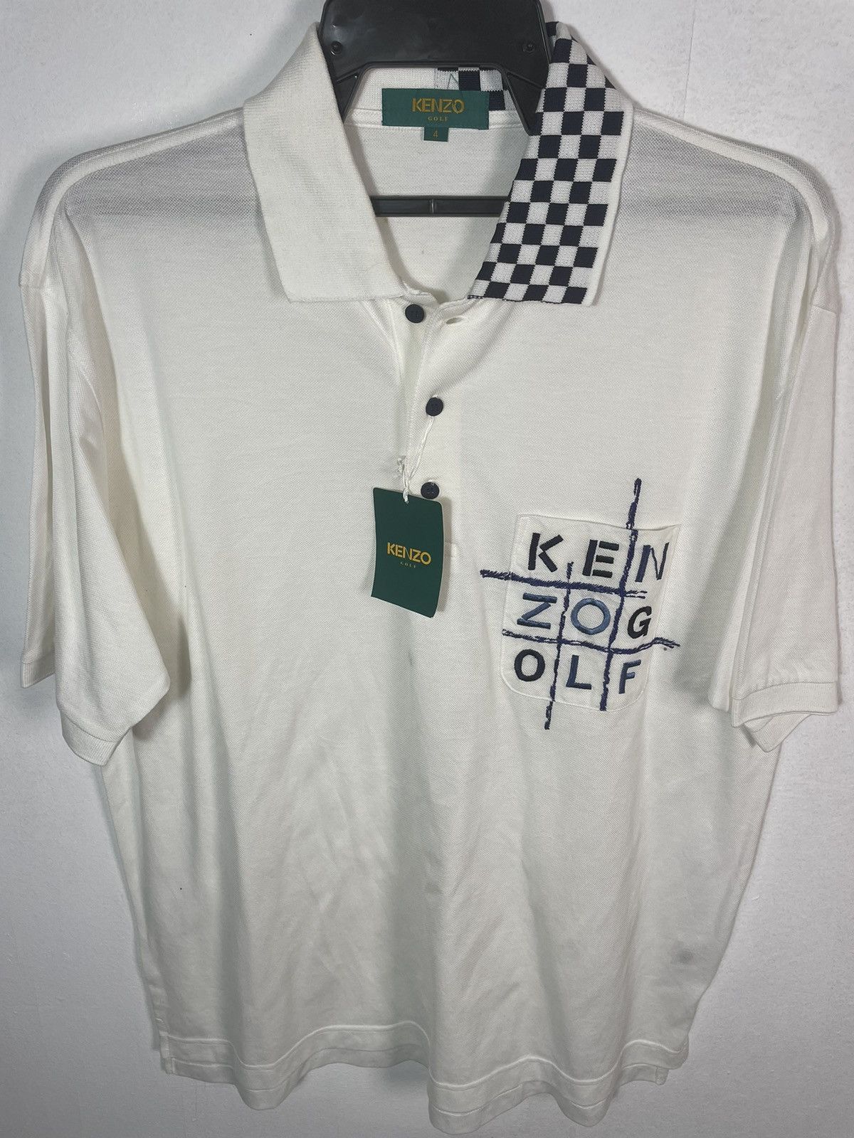 Kenzo Vintage Kenzo Golf New Old Stock Shirt Size US L / EU 52-54 / 3 - 3 Thumbnail