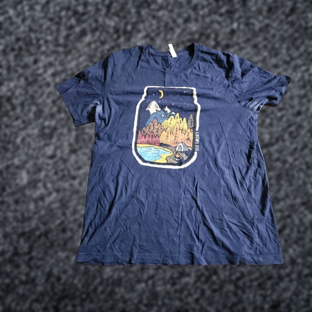 Next Level Womens T Shirt 90s Blue Next Level Solid Short Sleeve Crew Neck Casual Vintage No Size L / US 10 / IT 46 - 1 Thumbnail