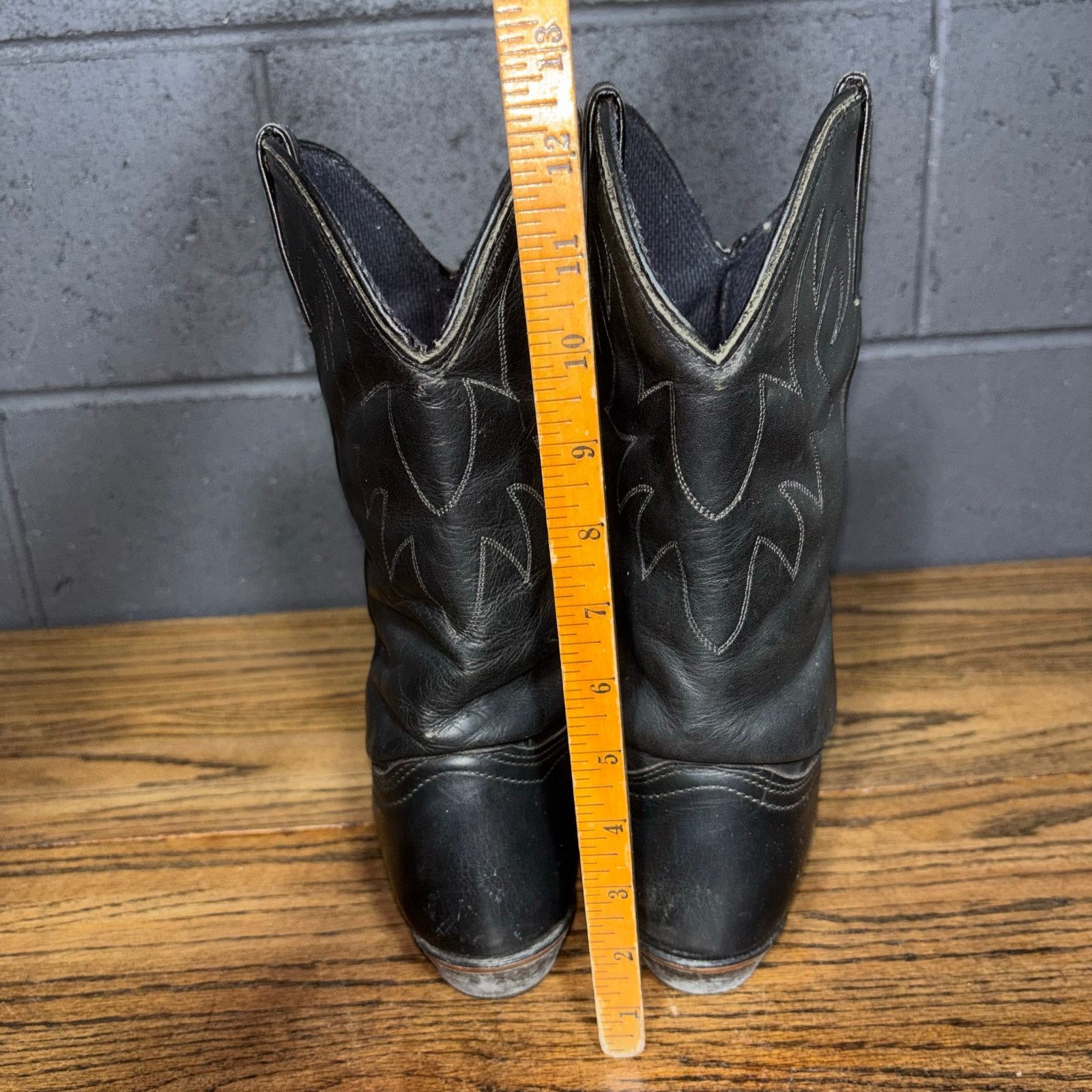 Other Durango Men’s Western Cowboy Boots Black Leather Size 9 USA Size US 9 / EU 42 - 5 Thumbnail