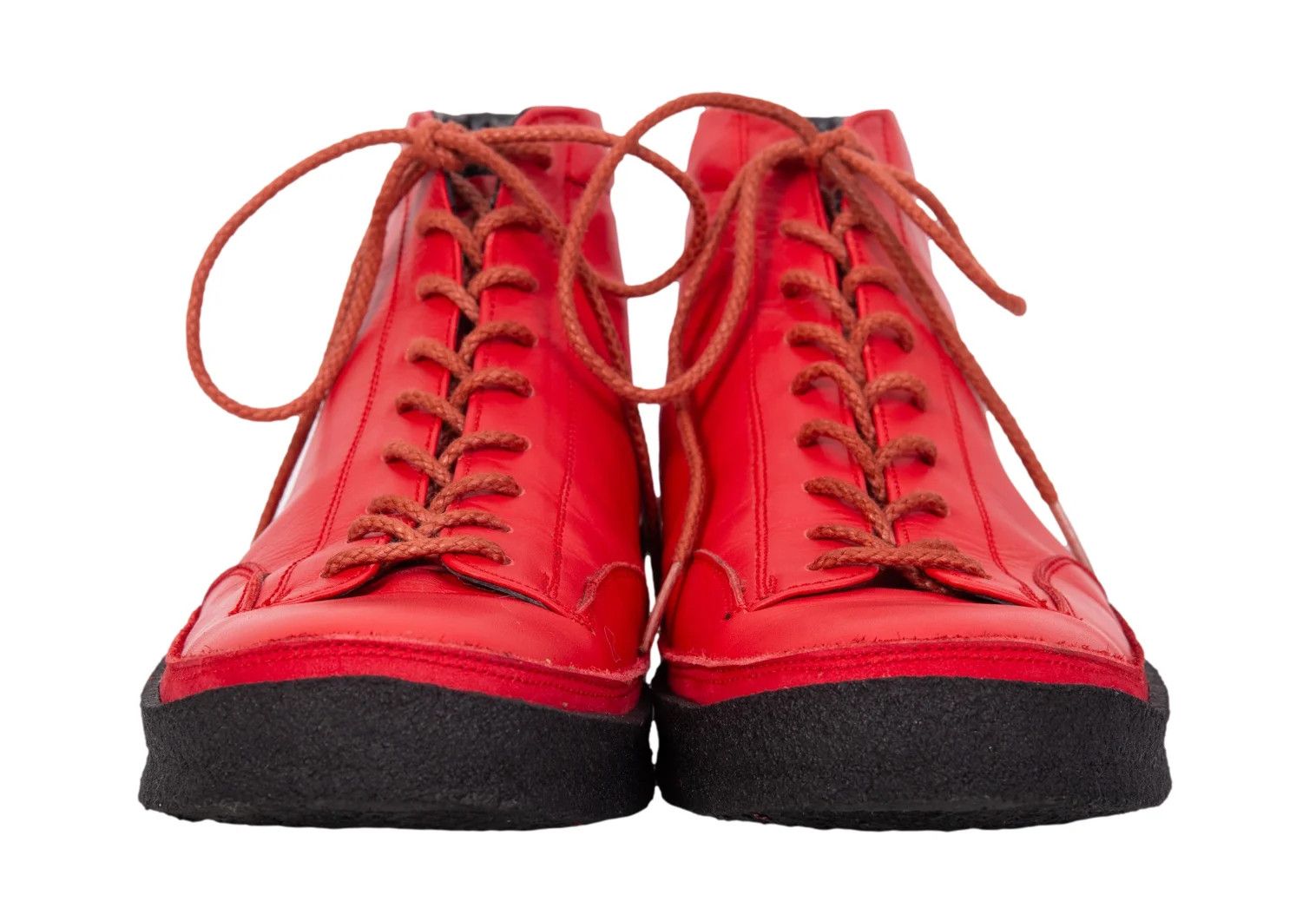 Yohji Yamamoto Yohji Yamamoto Crepe Sole Leather Sneakers Size US 9 / EU 42 - 4 Thumbnail