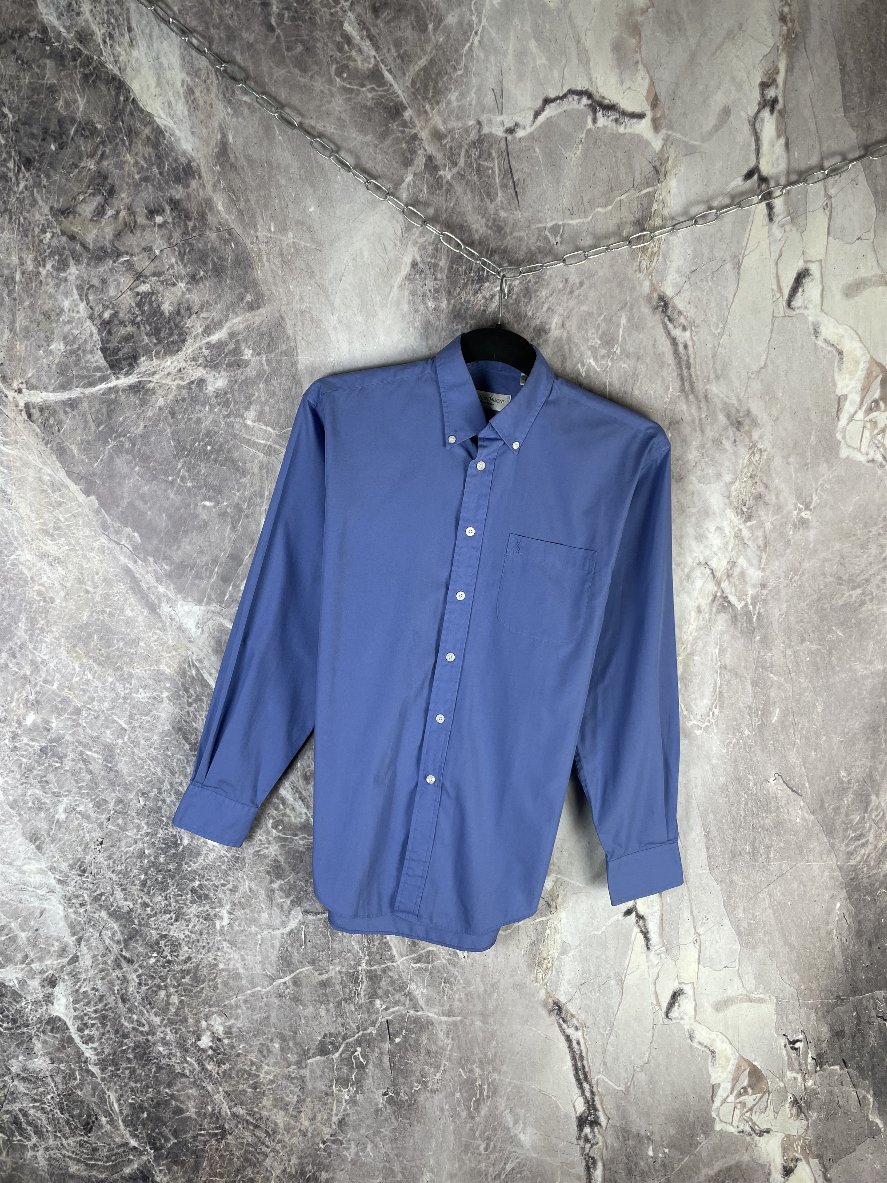 Yves Saint Laurent Yves Saint Laurent vintage YSL Shirts Button Ups Size US M / EU 48-50 / 2 - 2 Thumbnail