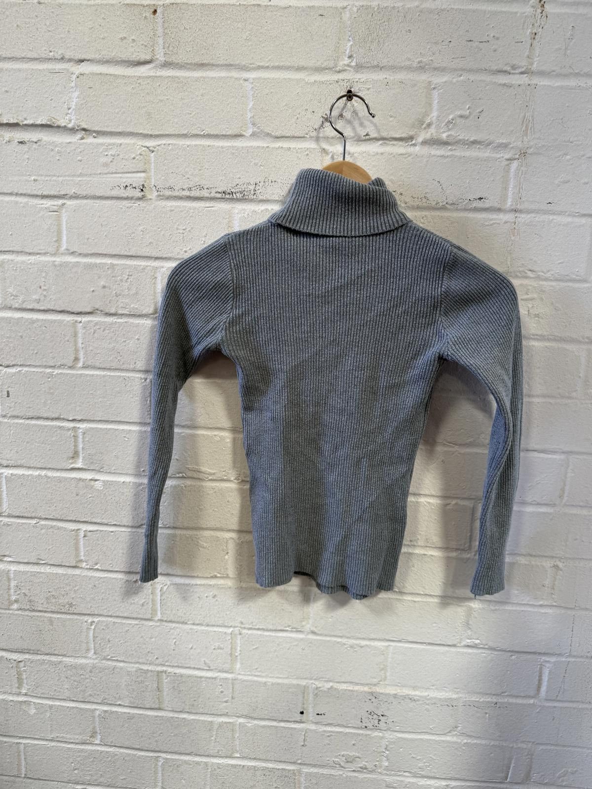 Ader Error Women's Grey Ribbed Turtleneck Sweater - Size S/M Size M / US 6-8 / IT 42-44 - 1 Thumbnail