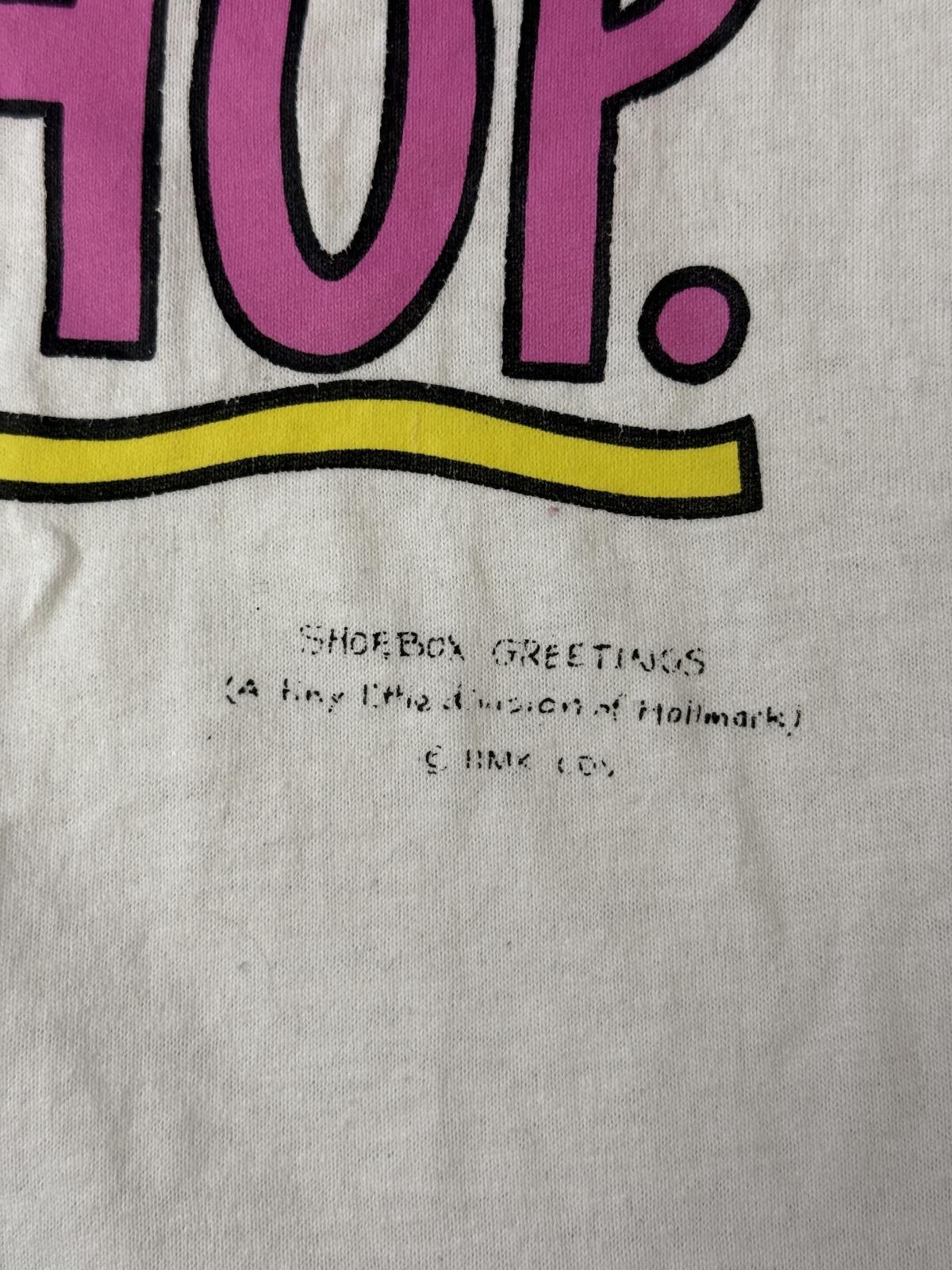 Designer VTG Hallmark Shopping T-shirt I Breathe Therefore I Shop L Size US L / EU 52-54 / 3 - 4 Thumbnail
