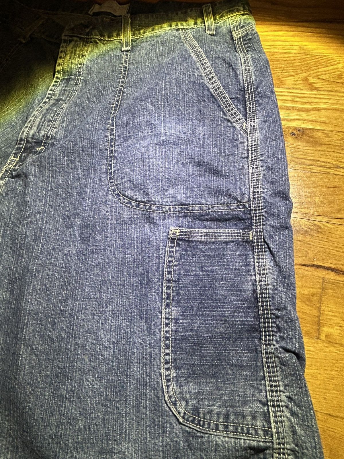 Levi's Levi’s Carpenter Jean Cargo Shorts/Jorts Workwear Y2K Size US 36 / EU 52 - 3 Thumbnail