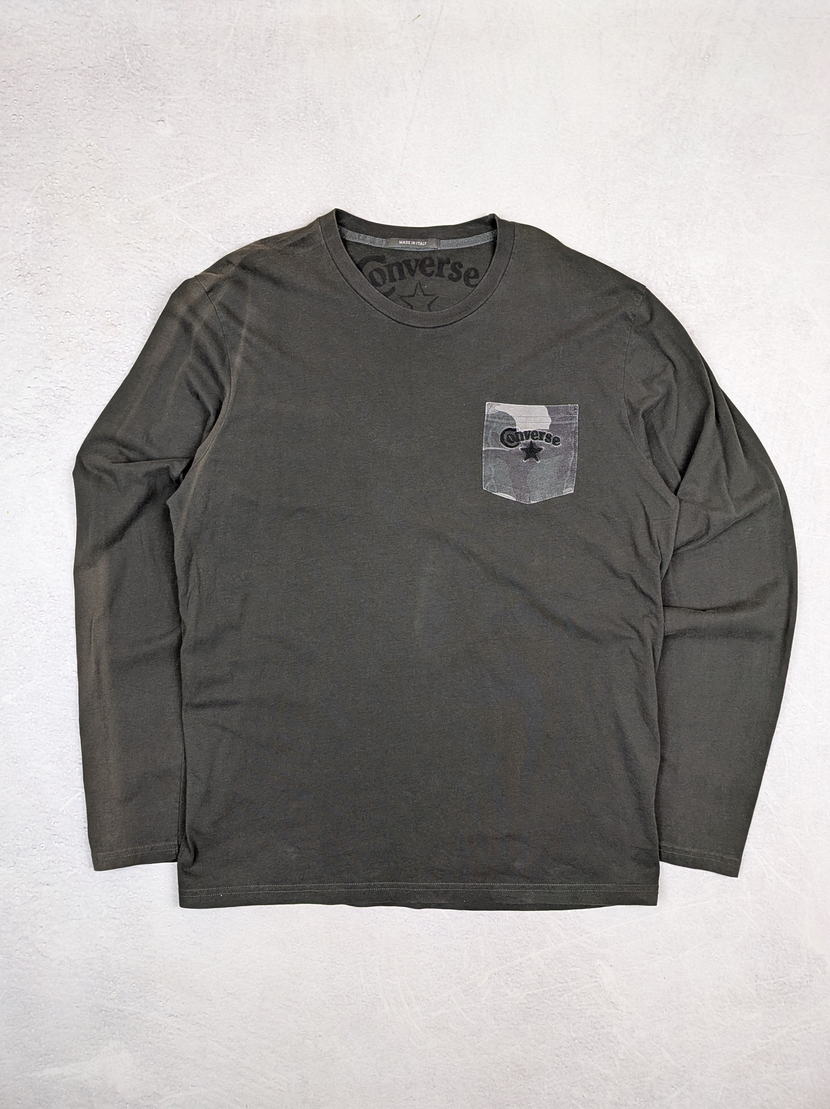 Converse Converse Y2K Sweatshirt Army Pocket Spring Style Size L Size US L / EU 52-54 / 3 - 1 Thumbnail