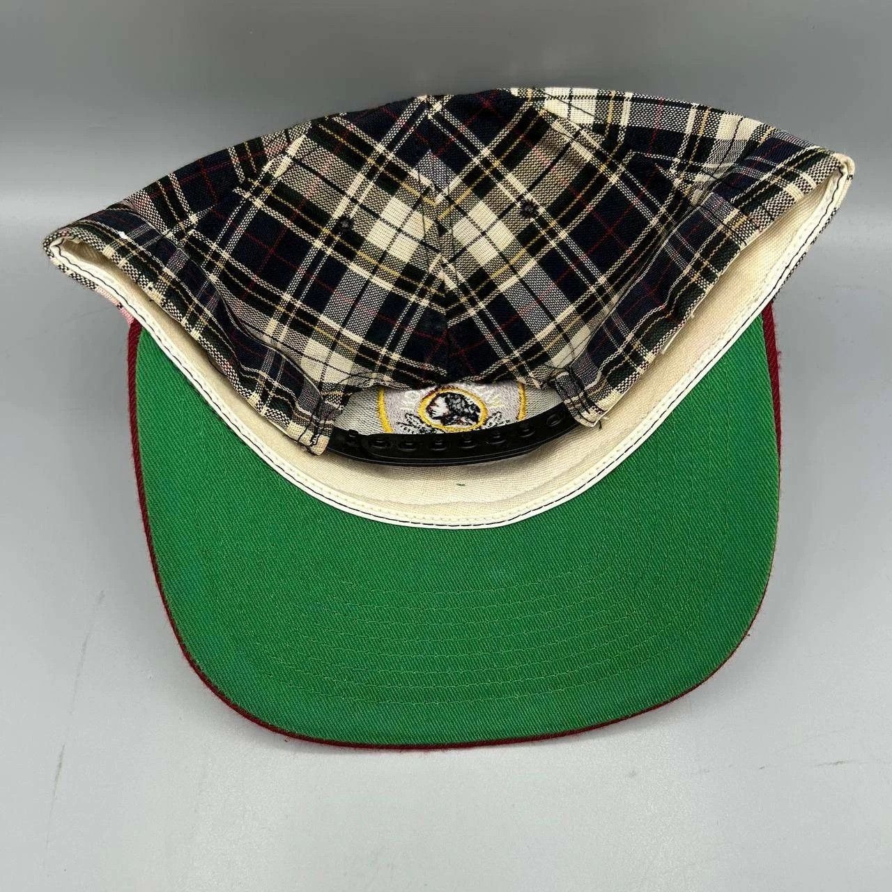 American Needle Vintage Washington Redskins Commanders Hat Plaid Snap Back Size ONE SIZE - 3 Thumbnail