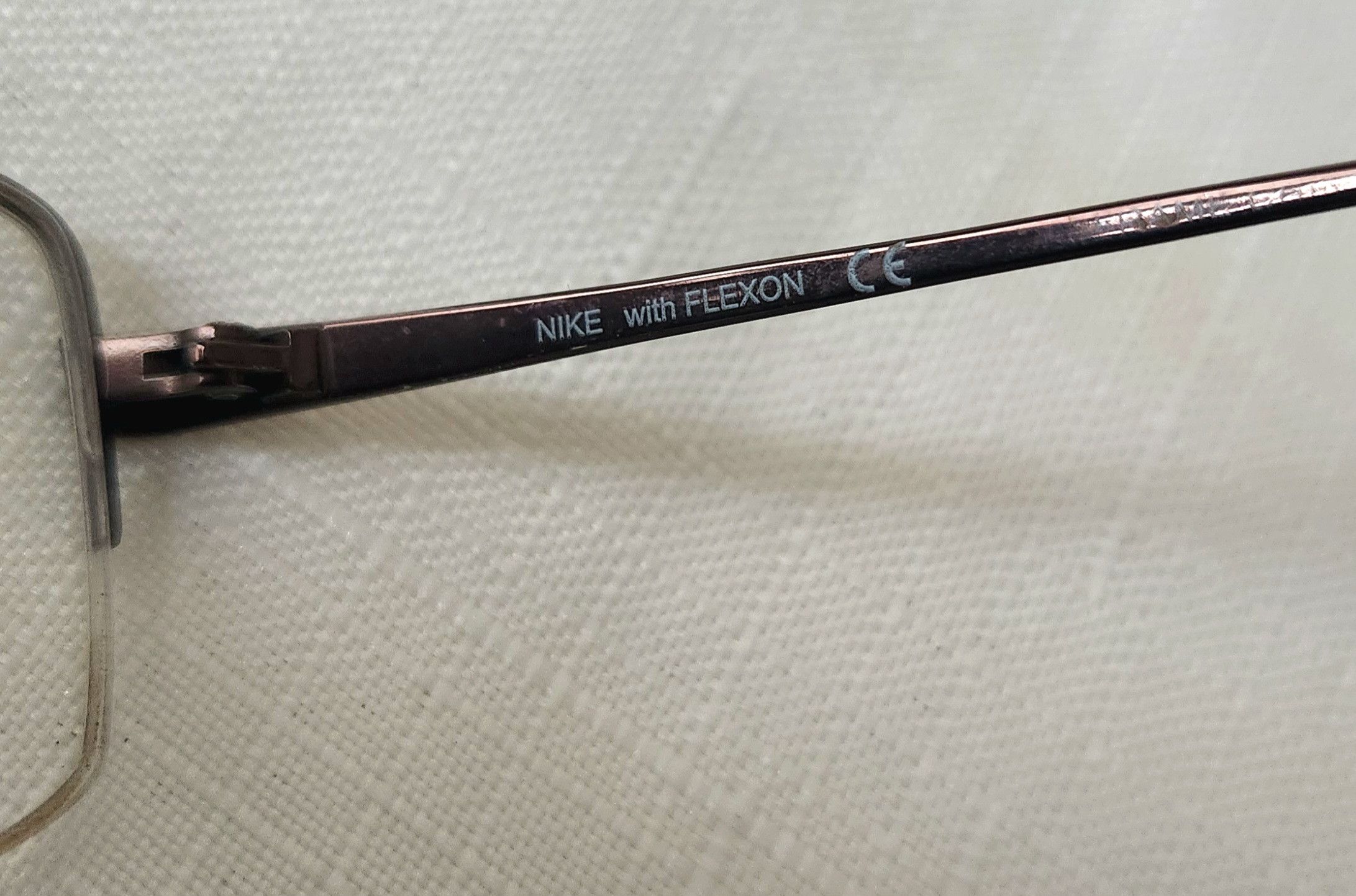 Nike Nike Eyeglasses 4195 245 Flexon Brown Full Rim Metal Frame Size ONE SIZE - 9 Thumbnail