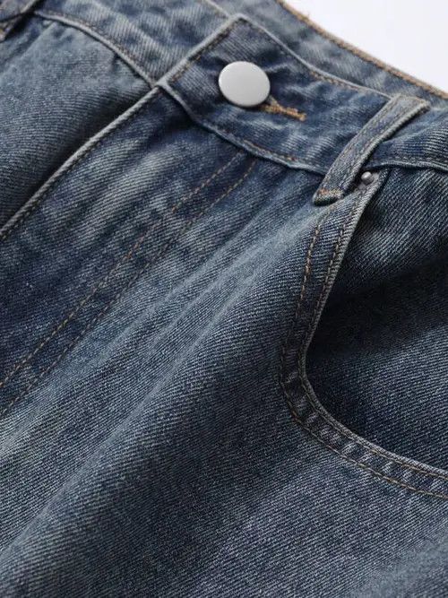 Japanese Brand × Vintage Y2K Vintage WASHED denim jorts shorts Size US 33 - 3 Thumbnail