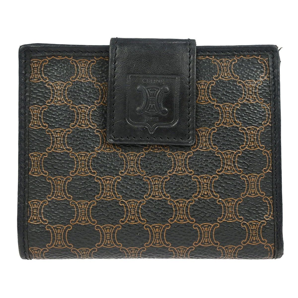 Celine Celine Vintage Bifold Wallet Macadam Coated Canvas Size ONE SIZE - 1 Thumbnail