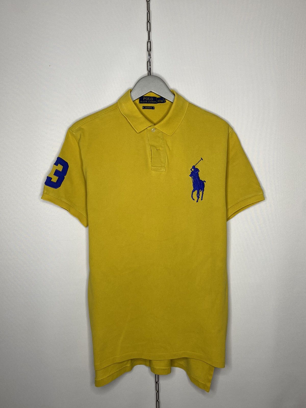🐎Vintage Polo Ralph Lauren #3 Big Pony Polo Shirt Luxury🐎