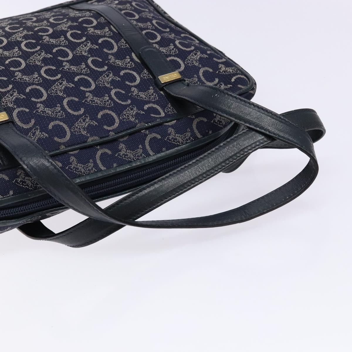 Celine CELINE Sulky Hand Bag Canvas Navy Size ONE SIZE - 7 Thumbnail
