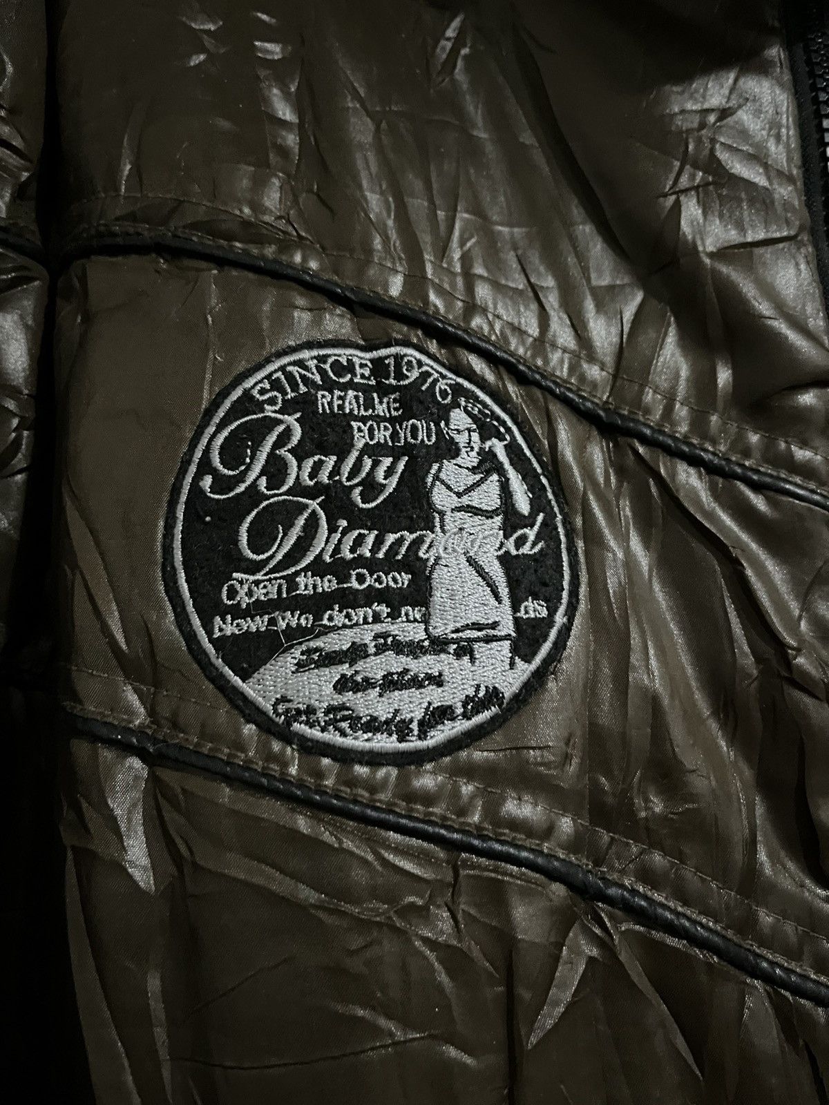 Japanese Brand 2000s Japanese Glonedev Puffer Biker Jacket Size US L / EU 52-54 / 3 - 5 Thumbnail