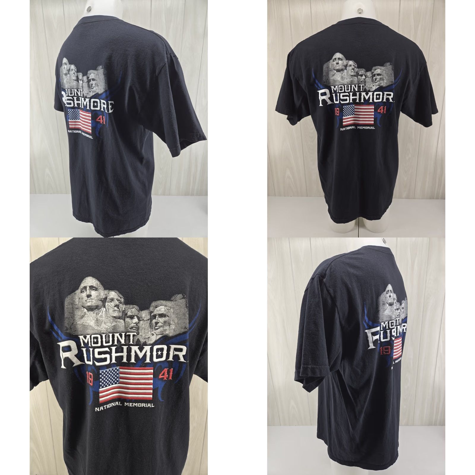 Anvil VINTAGE 2014 Sturgis Black Hill Rally Skull Biker Shirt Mens XL Short Sleeve Crew Neck 100% Cotton Anvil Graphic Tee Black Size US XL / EU 56 / 4 - 8 Thumbnail