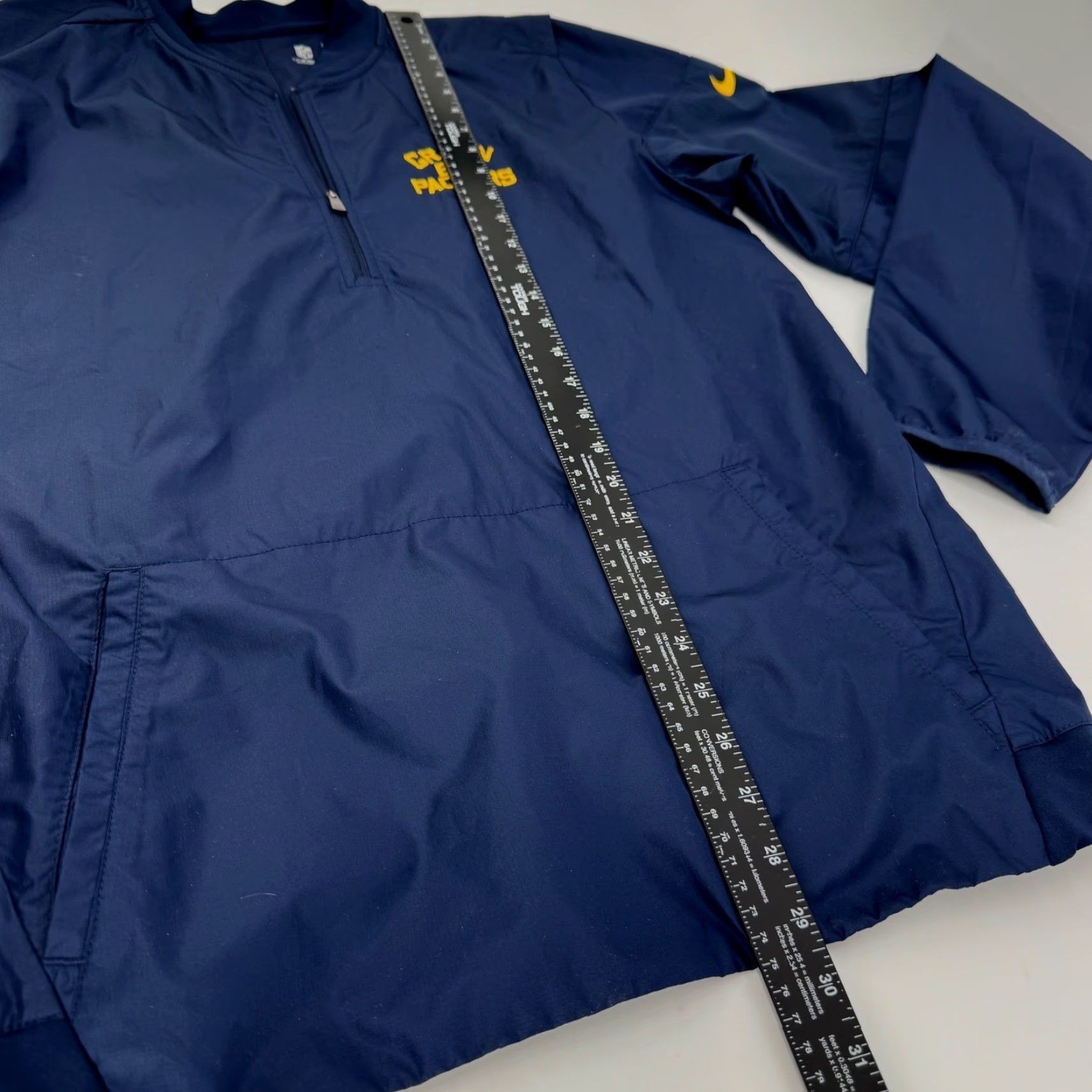 Nike Nike Green Bay Packers NFL Storm-FIT Pullover Jacket Navy Blue M Size US M / EU 48-50 / 2 - 7 Thumbnail