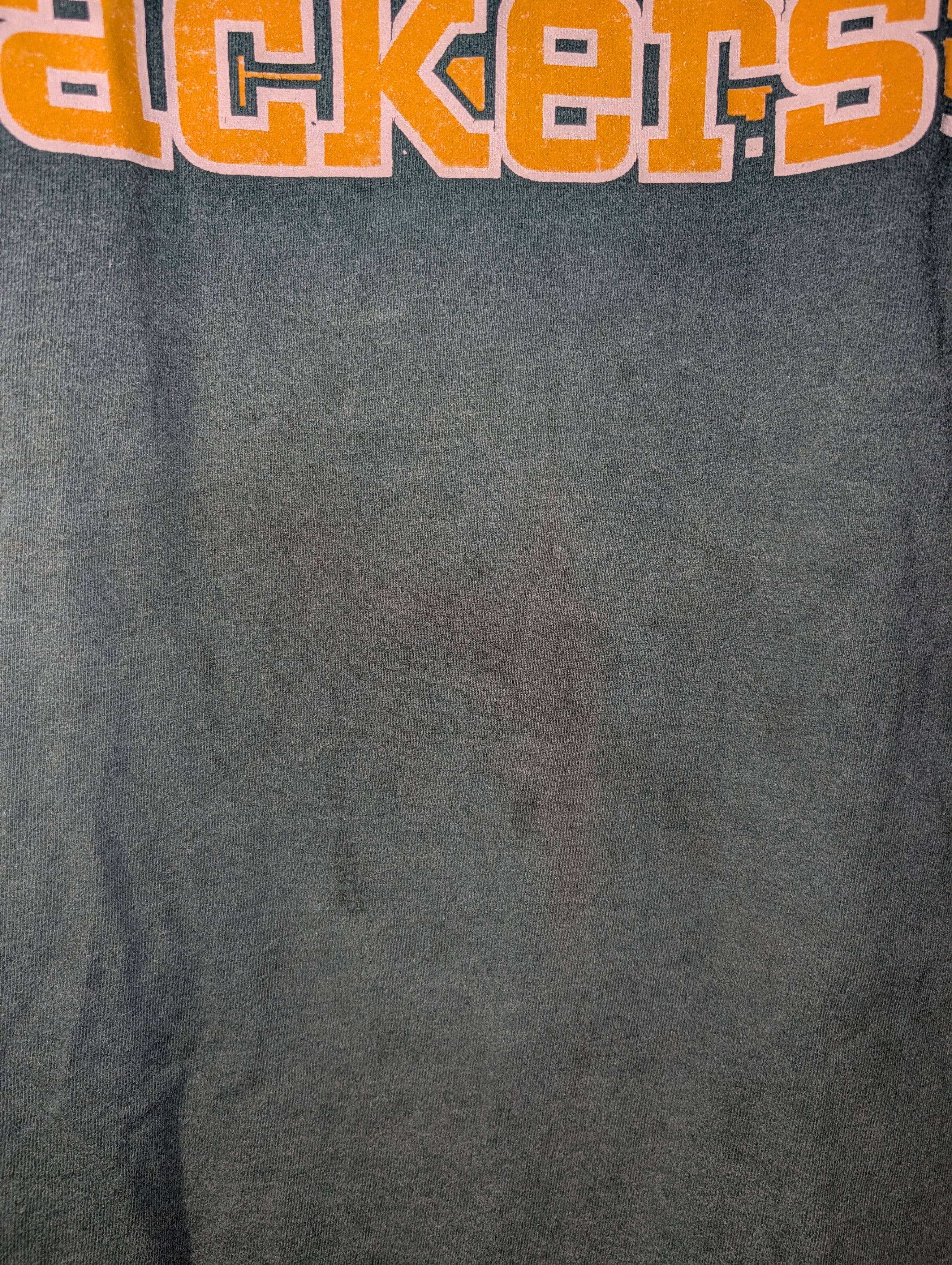 NFL Vintage 90s Green Bay Packers NFL Football Logo 7 T-Shirt Size US XL / EU 56 / 4 - 4 Thumbnail
