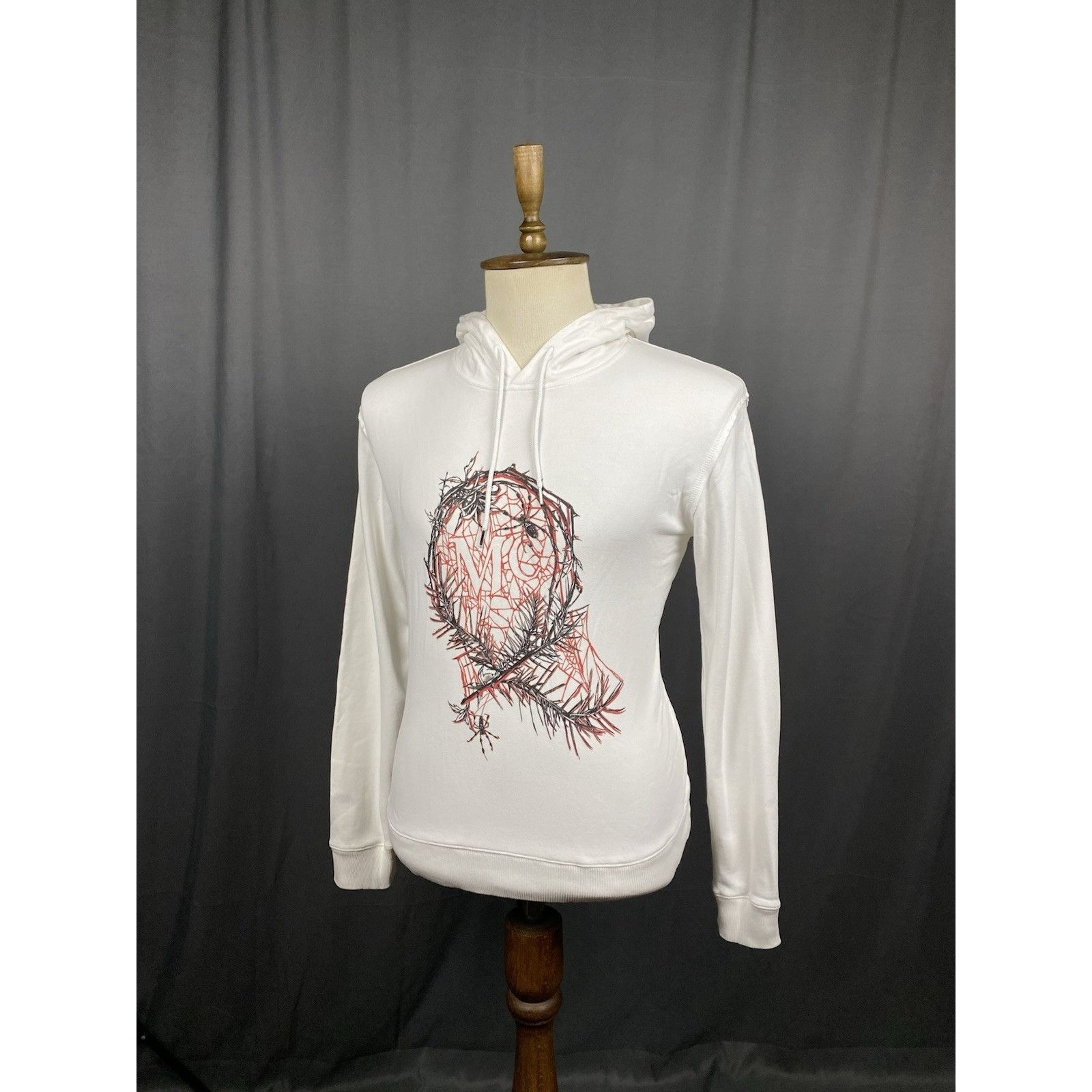 Alexander McQueen Alexander McQueen McQ Big Logo Men's White Hoodie Sweater Si Size US S / EU 44-46 / 1 - 4 Thumbnail