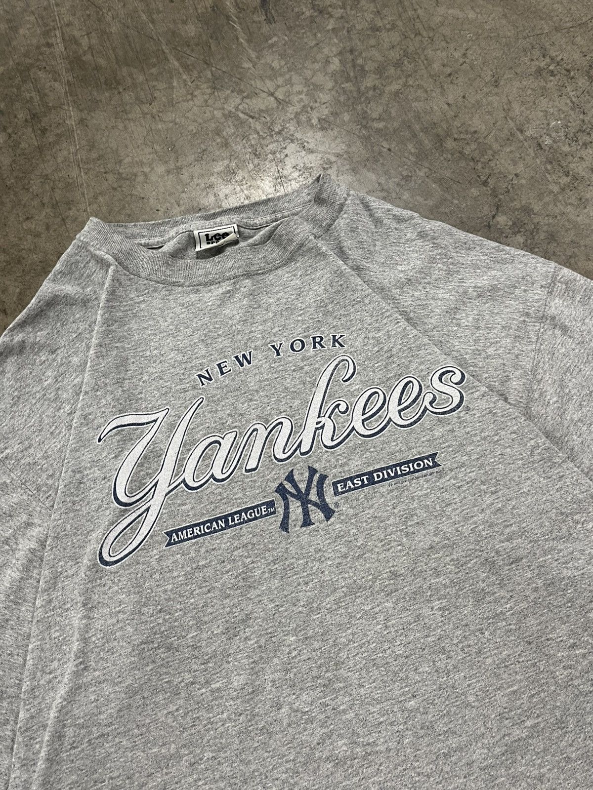 New York Yankees × Vintage NY Yankees vintage Lee sport faded tee shirt 90s hype rare Size US XL / EU 56 / 4 - 5 Thumbnail