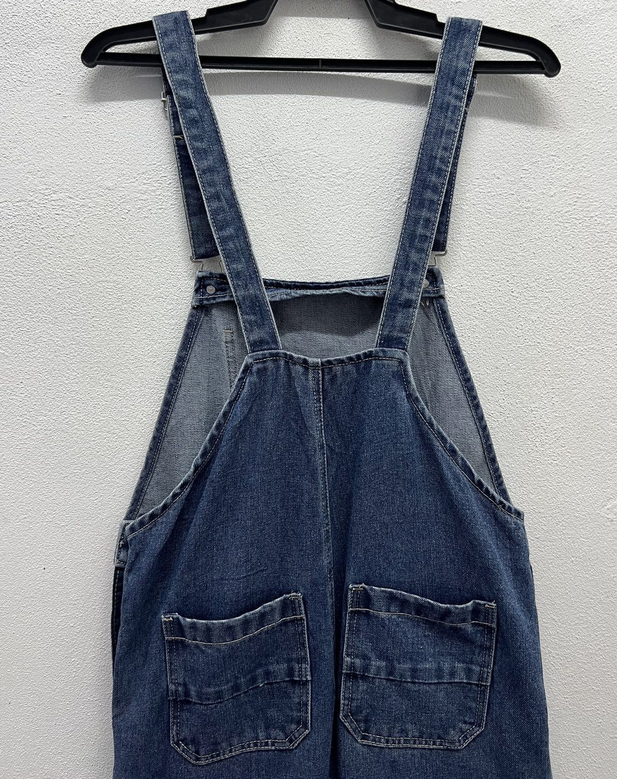 Japanese Brand × Vintage Vintage SPRY P. PREMIUM Medium Wash Denim Overalls - Size M Size US 33 - 4 Thumbnail