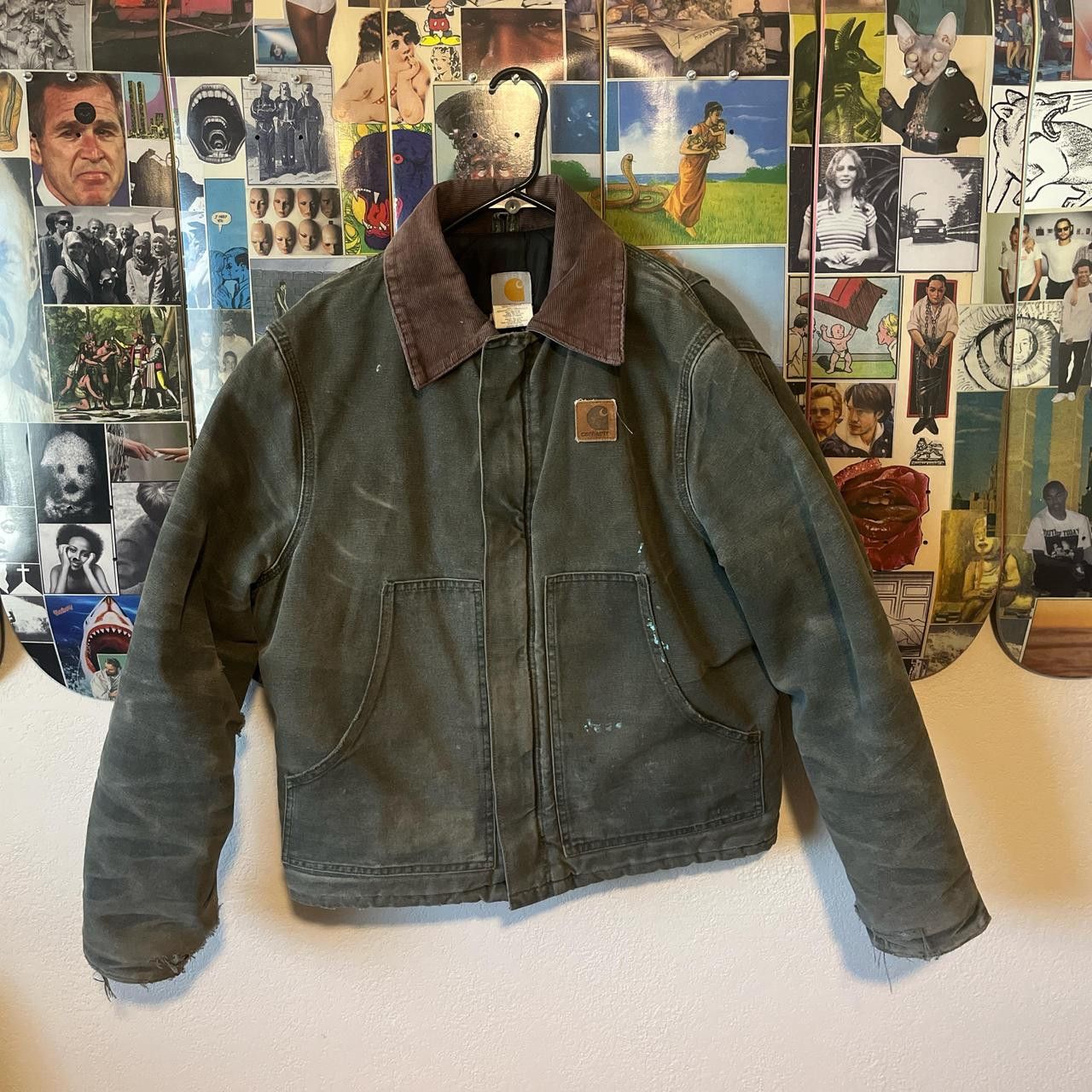 Carhartt Vintage Carhartt Work Jacket Size US XL / EU 56 / 4 - 1 Thumbnail