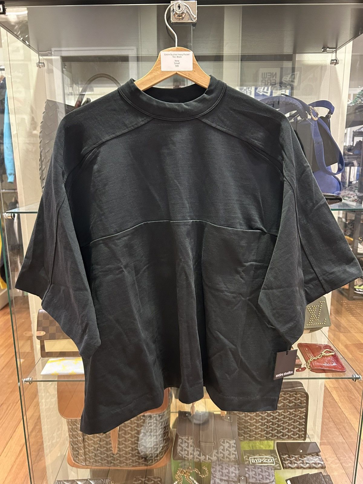 Entire Studios Entire Studios Heavy Pocket Tee - Black Size US S / EU 44-46 / 1 - 1 Thumbnail