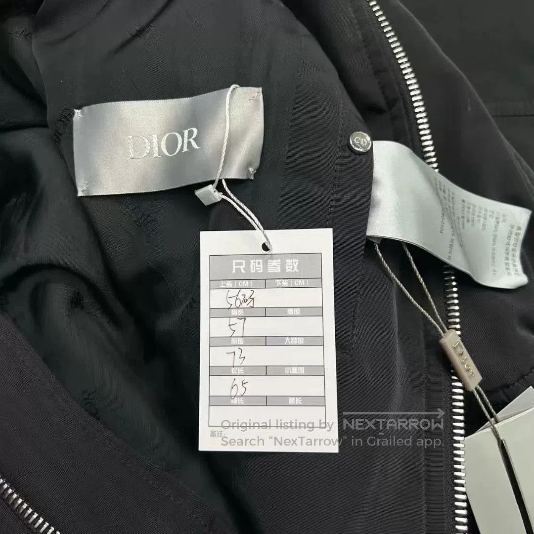 Dior Dior 1947 Embroidered Logo Pilot Jacket. Size US XXL / EU 58 / 5 - 5 Thumbnail