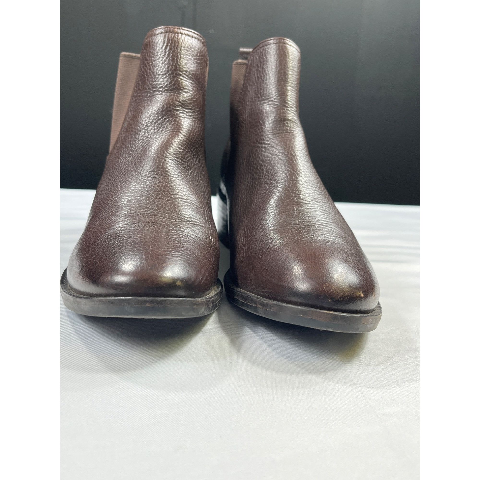 Cole Haan Cole Haan SKU 7500 Womens BrownLeather Ankle Boots Size 6.5 Size US 6.5 / IT 36.5 - 4 Thumbnail