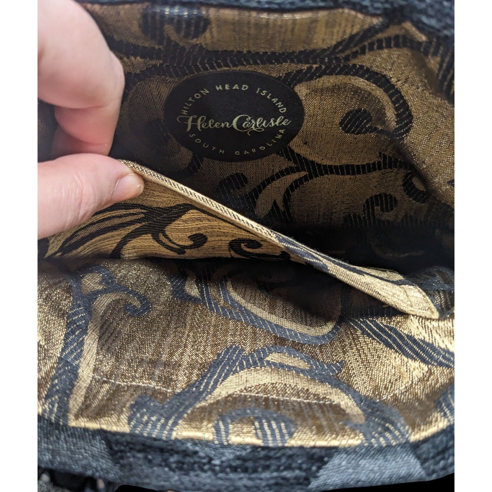 Other Helen Carlisle Gothic Upcycled Brocade Gothic Shoulder Bag Size ONE SIZE - 4 Thumbnail
